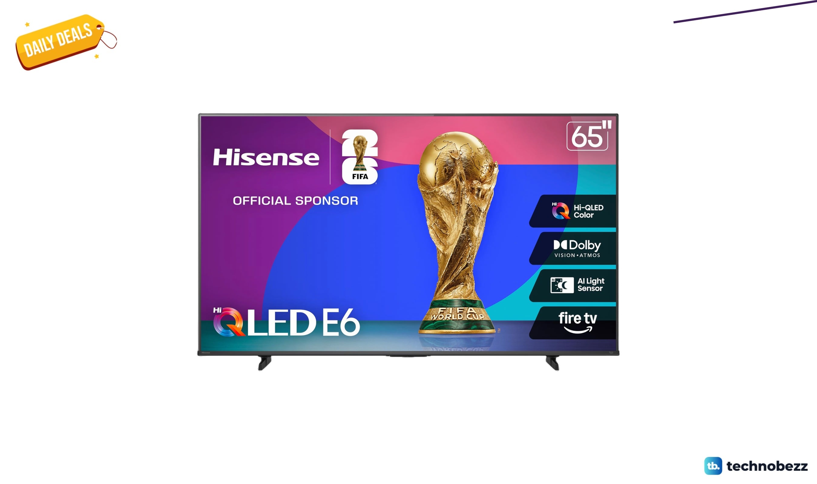 Hisense 65-inch E6 Cinema Hi-QLED 4K TV drops to $399.99 on Amazon