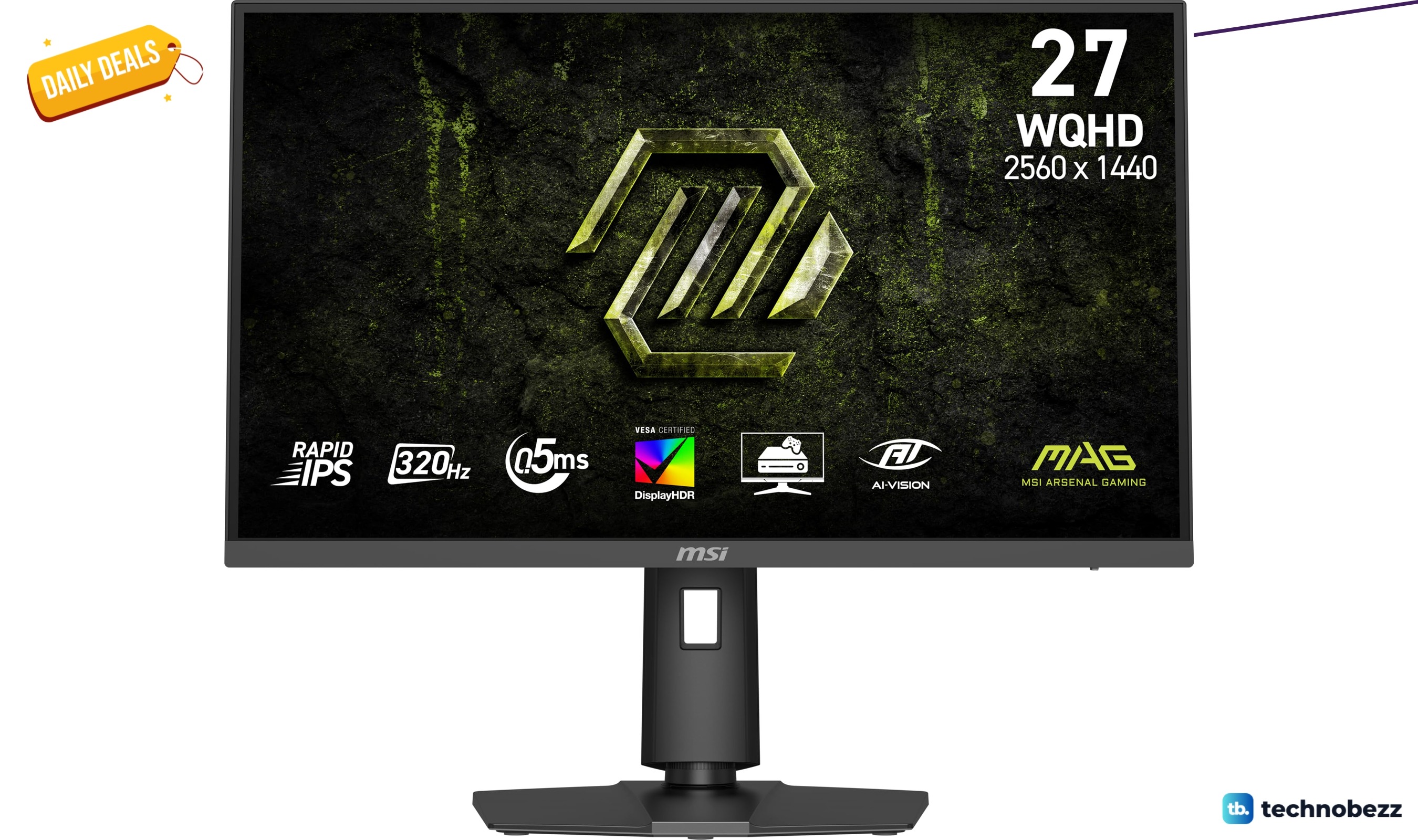 MSI MAG 274QPF X32 Gaming Monitor sees price cut to $219.99