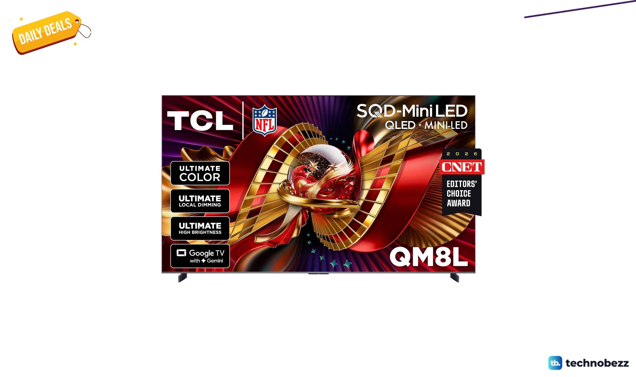 TCL 98-inch QM8L SQD-Mini-LED QLED TV 98QM8L down to $2997.99 in latest price cut
