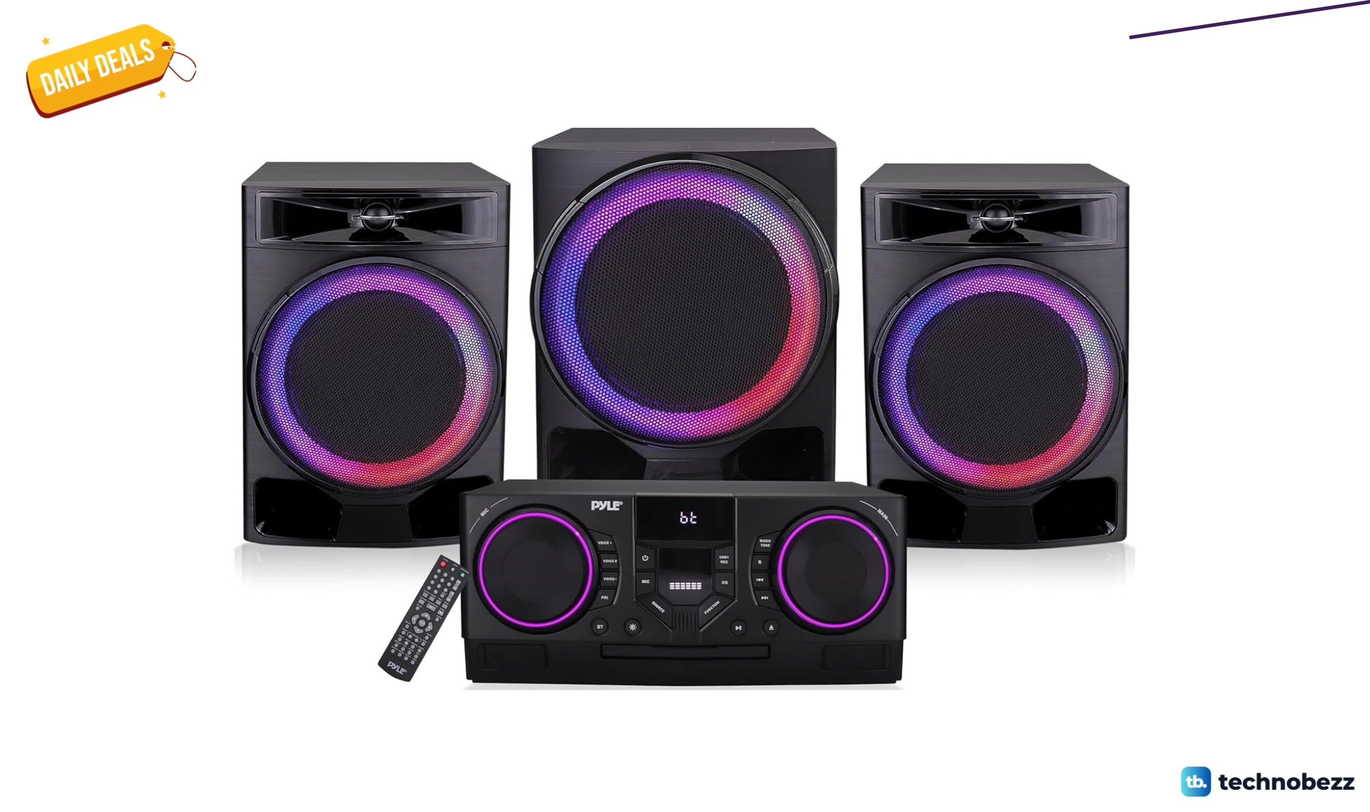 Pyle 4-Piece Bluetooth Stereo System Mini Hi-Fi now selling for $370.89