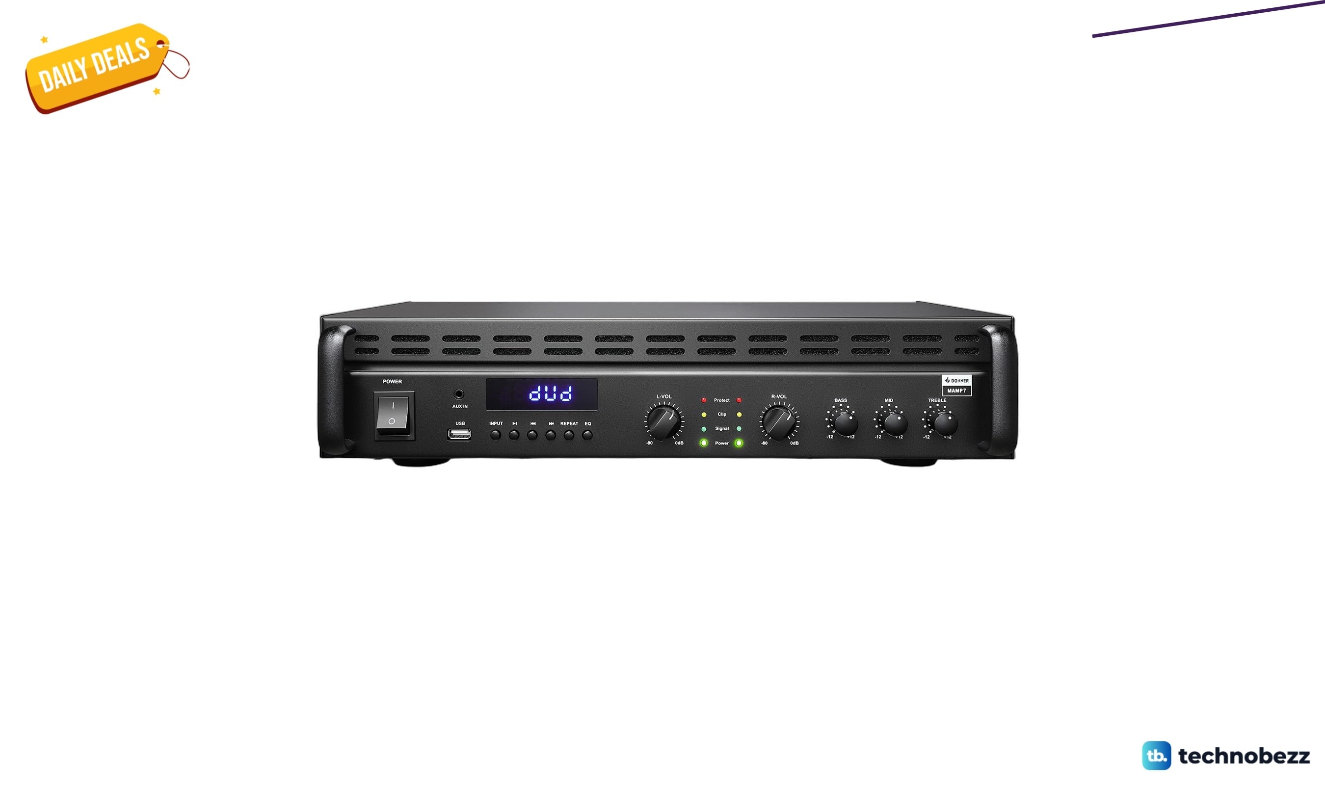 Donner 2 Channel Audio Amplifier drops to $116.76 in latest price cut