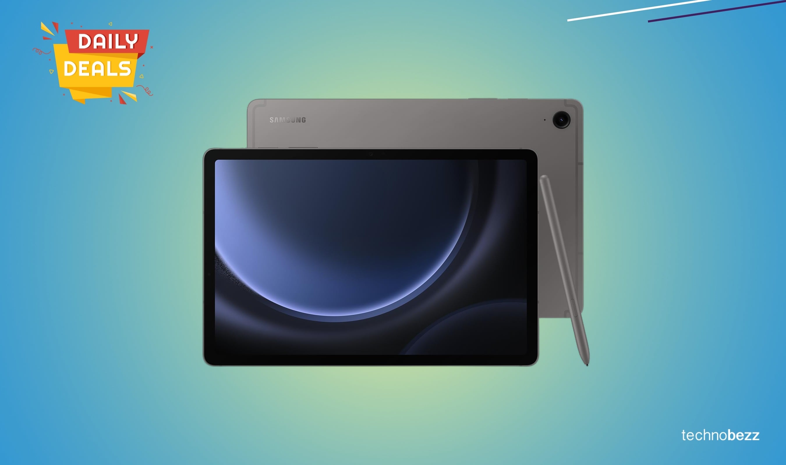 Samsung Galaxy Tab S9 FE Wi-Fi/5G 10.9” drops to $467.50 on Amazon