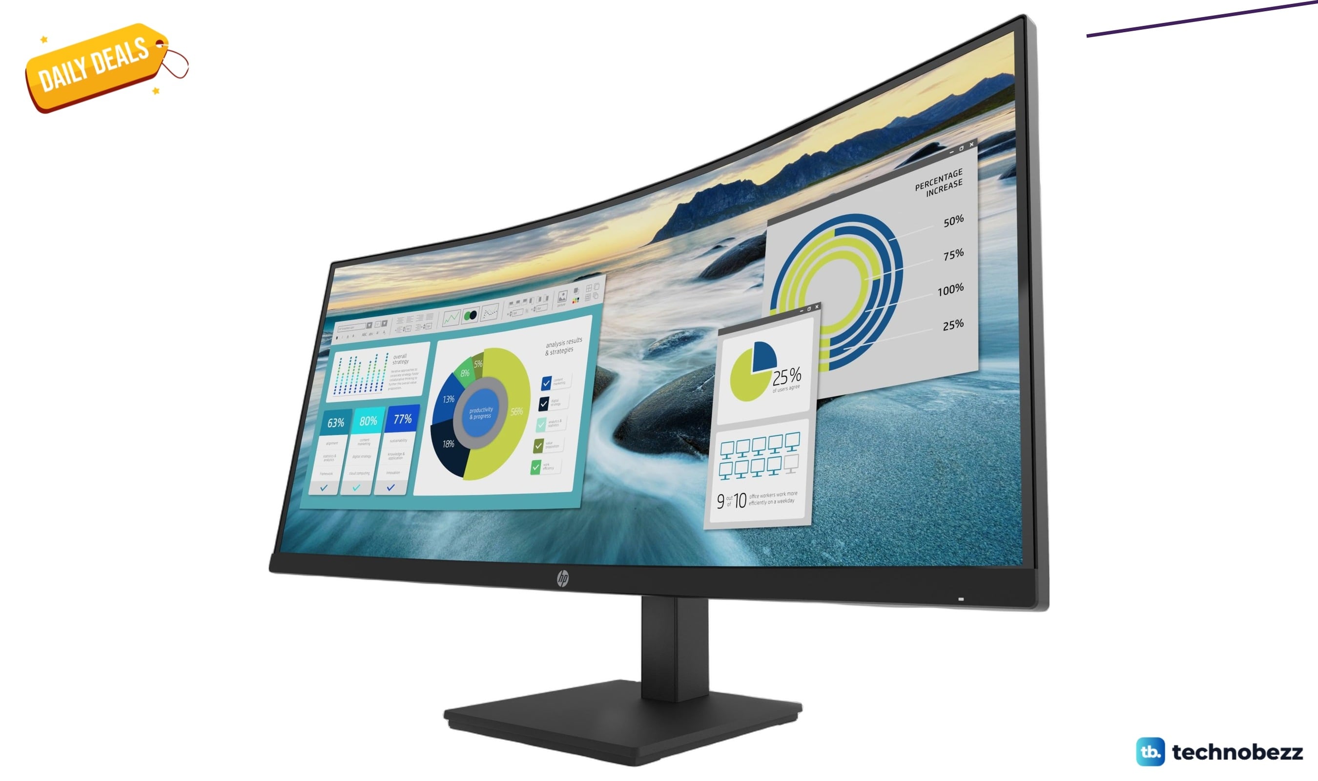 HP P34HC G4 34 inch WQHD Curved Screen drops to $448.99 on Amazon