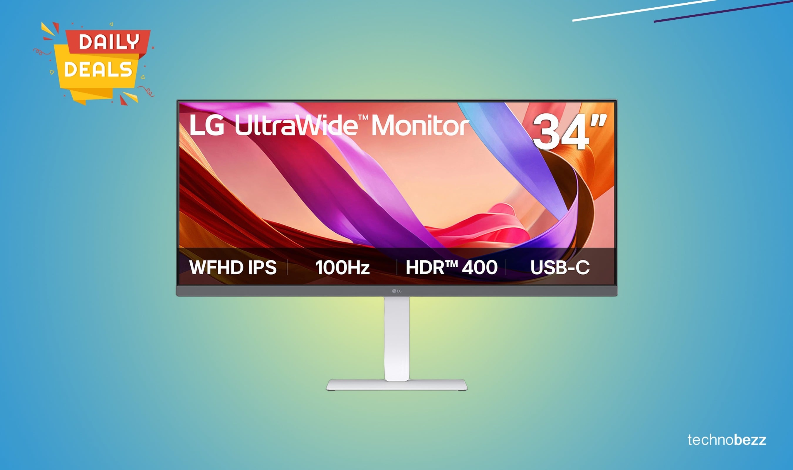 LG 34U530A-W UltraWide Monitor Drops to $226.99 on Amazon