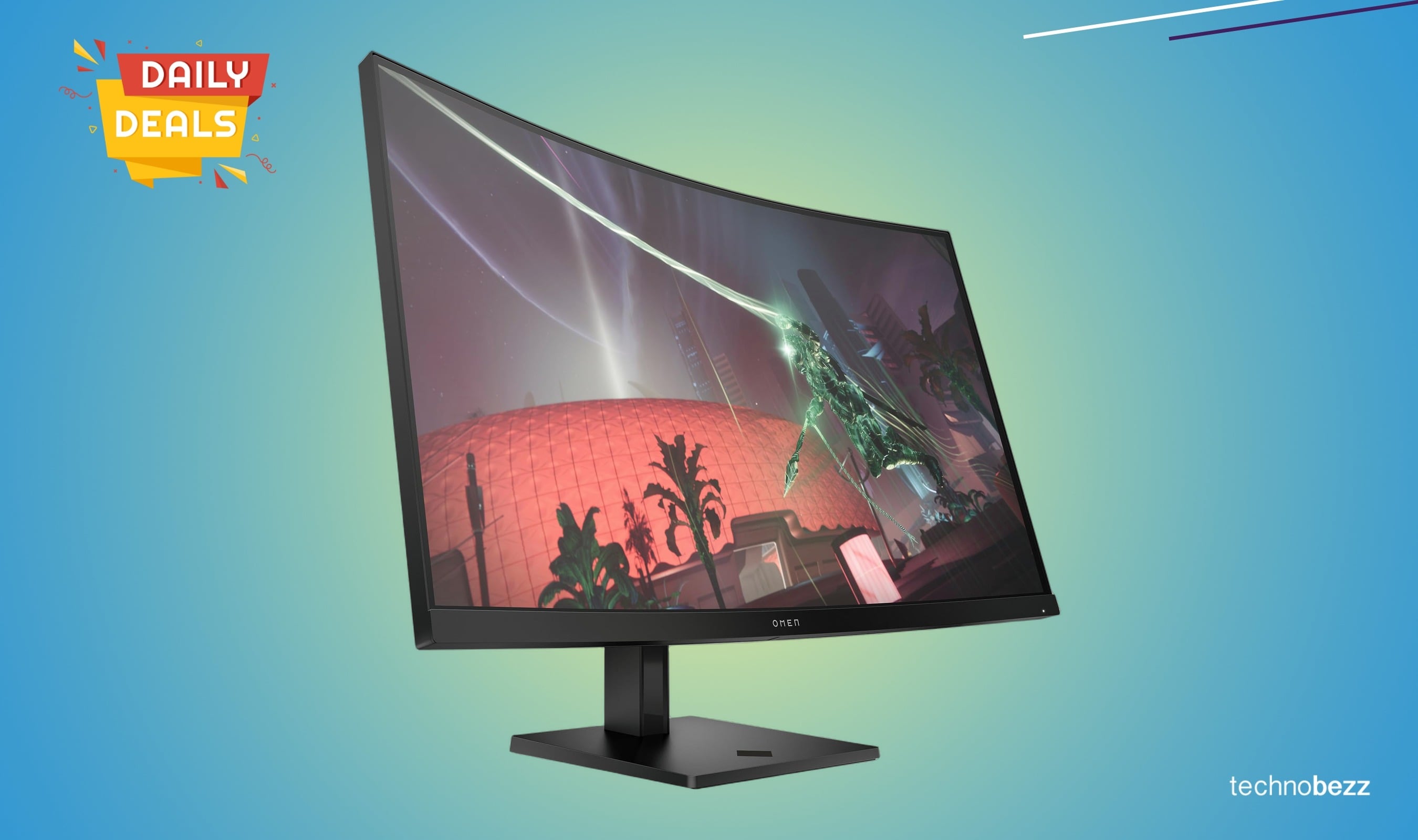 HP OMEN 32c QHD 165Hz Curved Gaming Monitor Drops to $249.99
