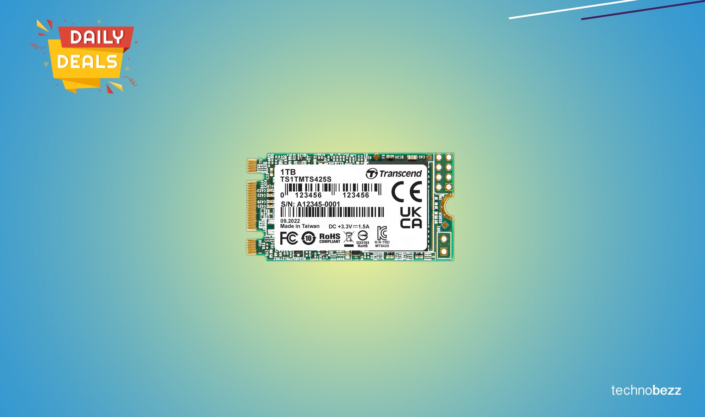 Transcend MTS425 1TB SSD drops to $259.51 on Amazon