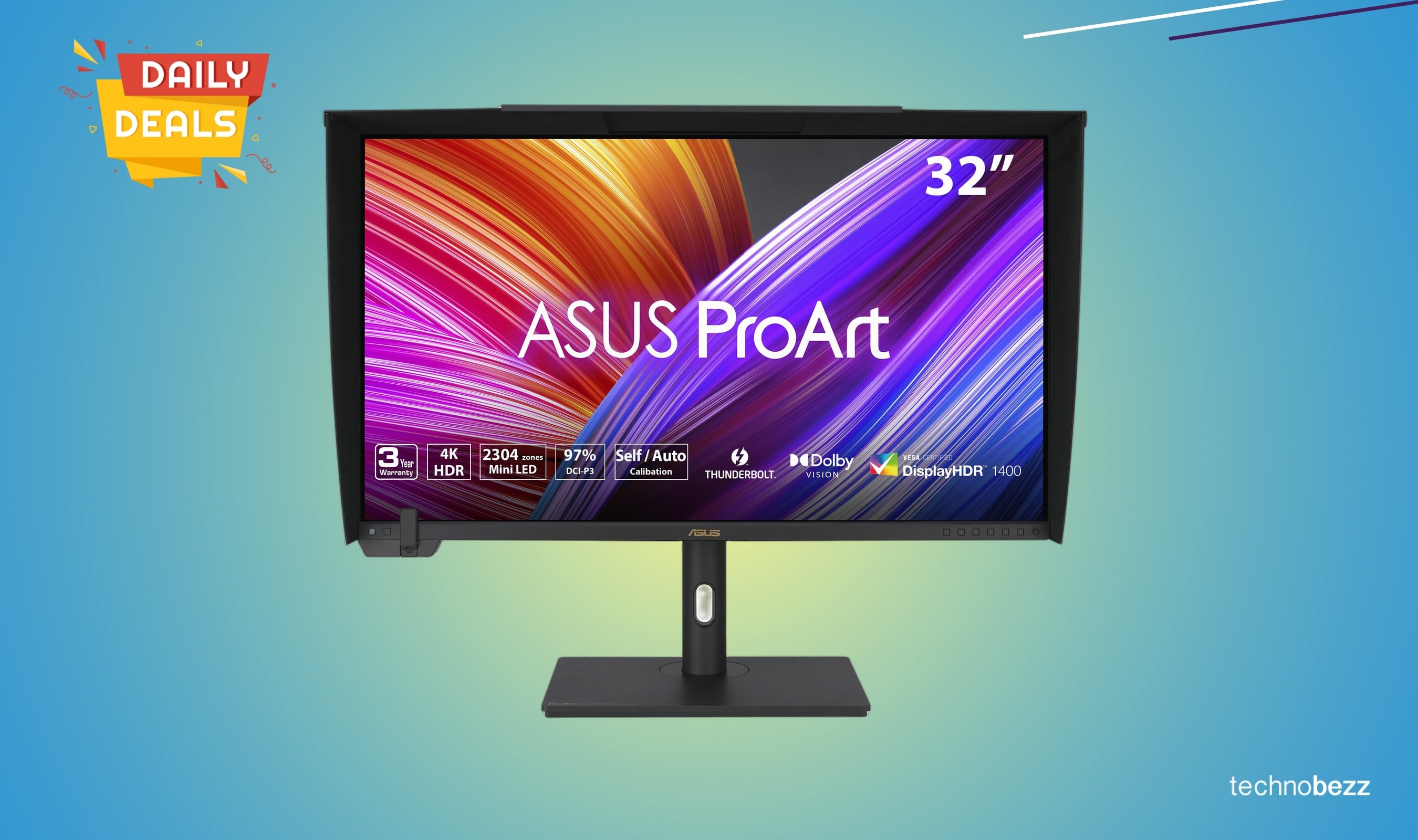 ASUS ProArt Display 32" 4K HDR Mini-LED monitor drops to $2199