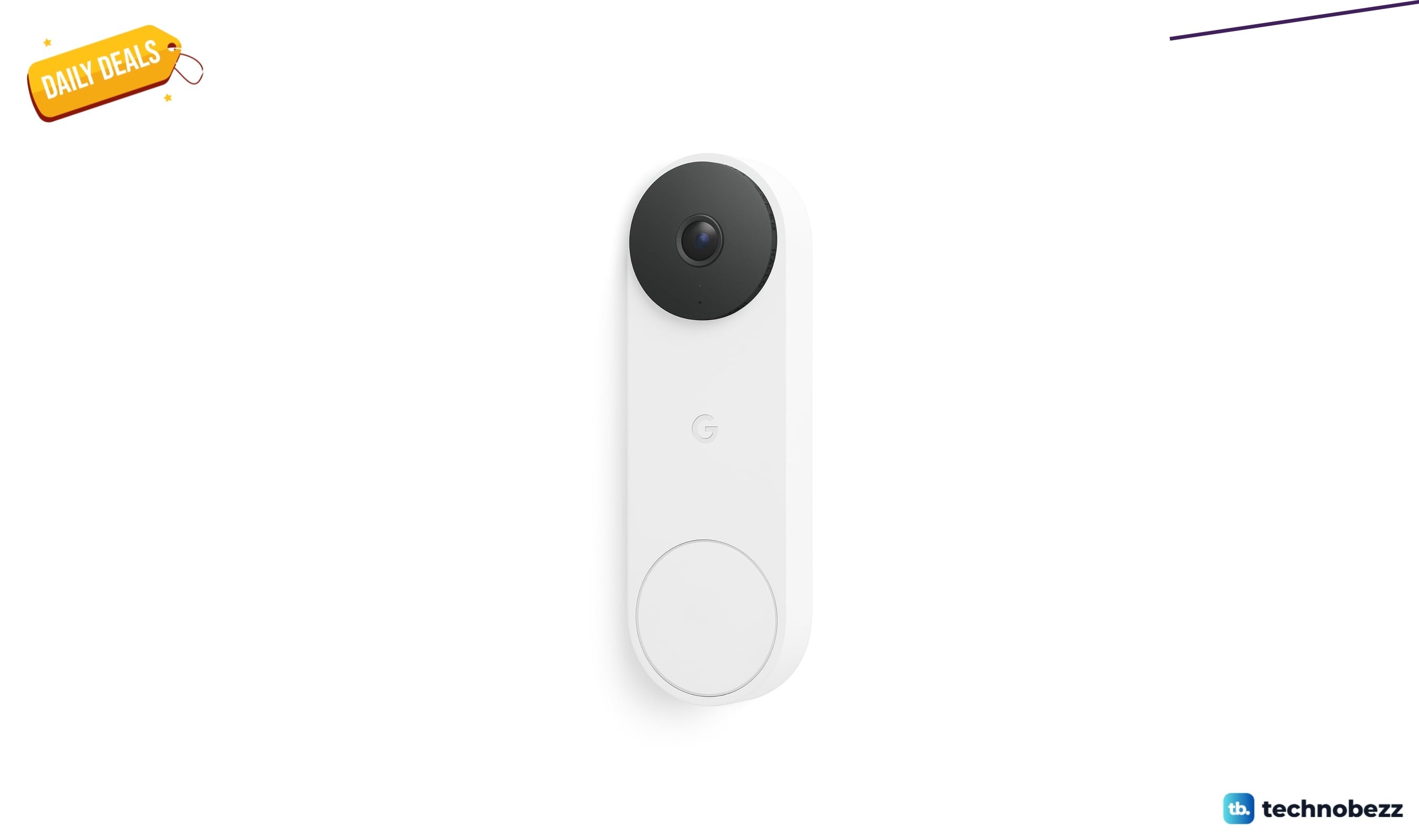 Google Nest Doorbell with 2K Video Gemini drops to $138.97 in Prime Day sale