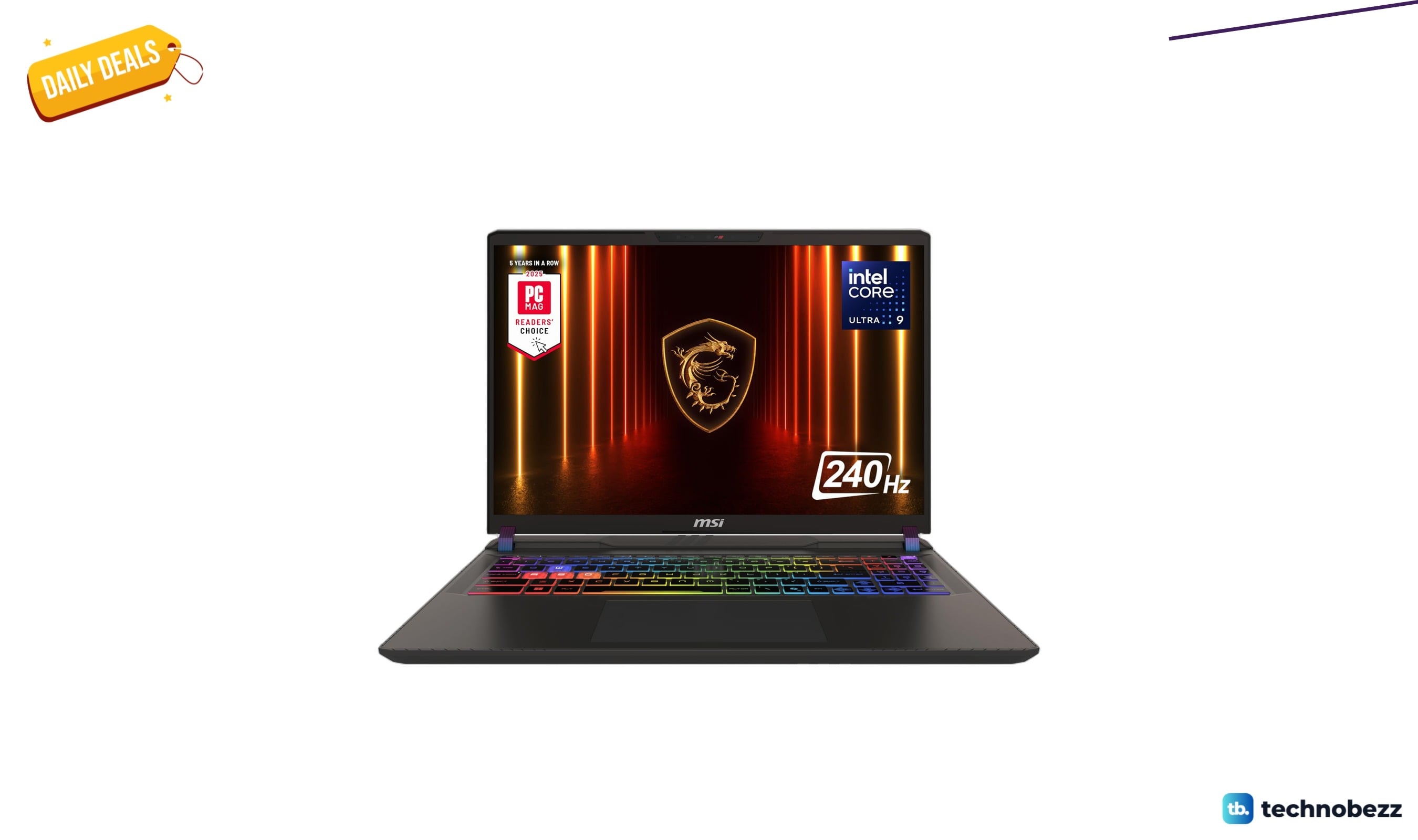 MSI Vector 16 HX AI 16 240Hz gaming laptop drops to $1999.99