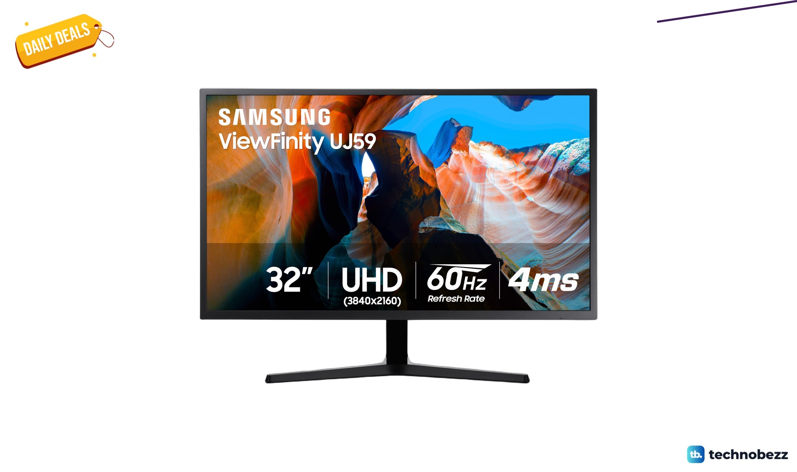 Samsung 32 inch UJ59 4K UHD VA Monitor drops to $301.23 on Amazon