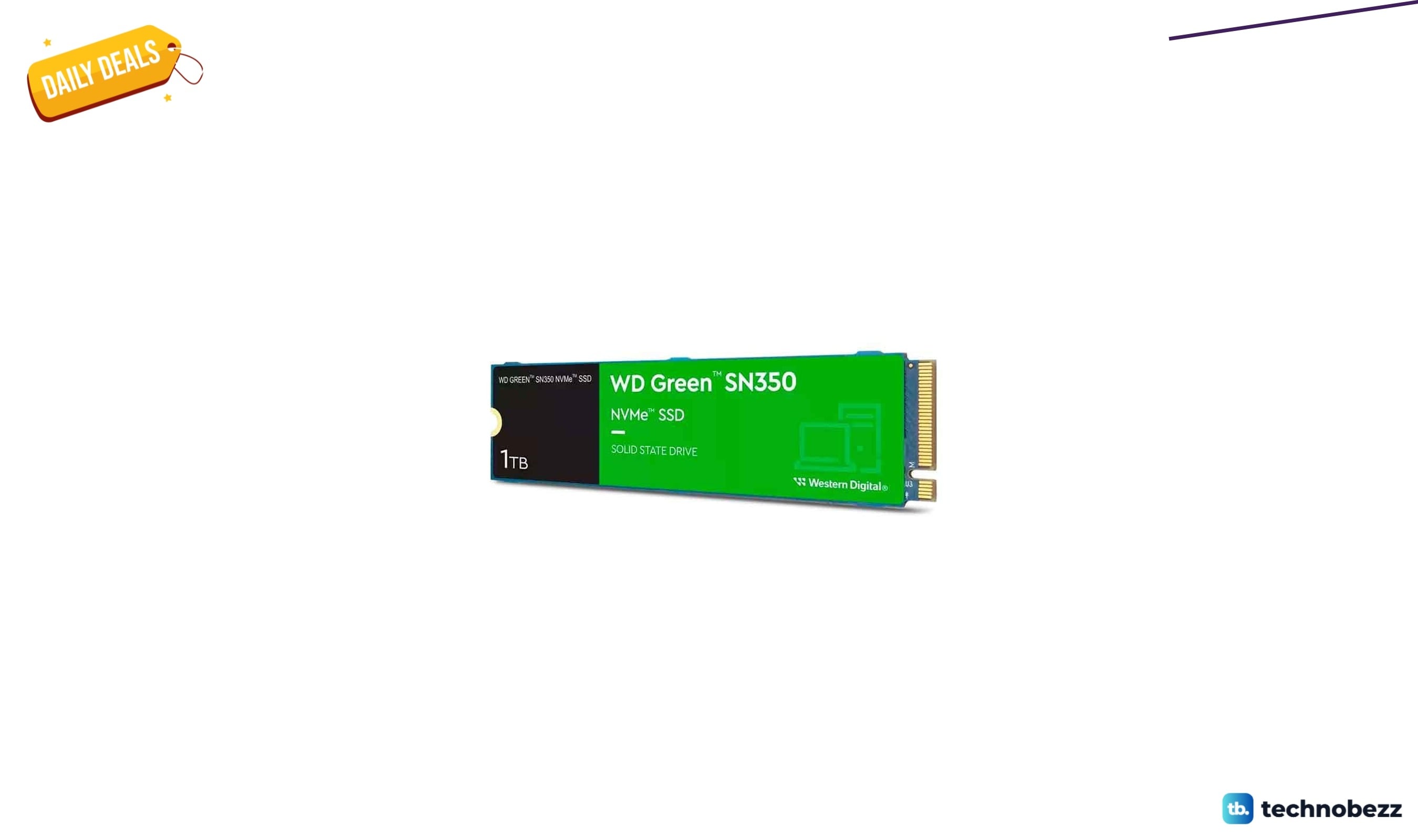 WD Green SN350 1 TB NVMe SSD drops to $139.99 on Amazon