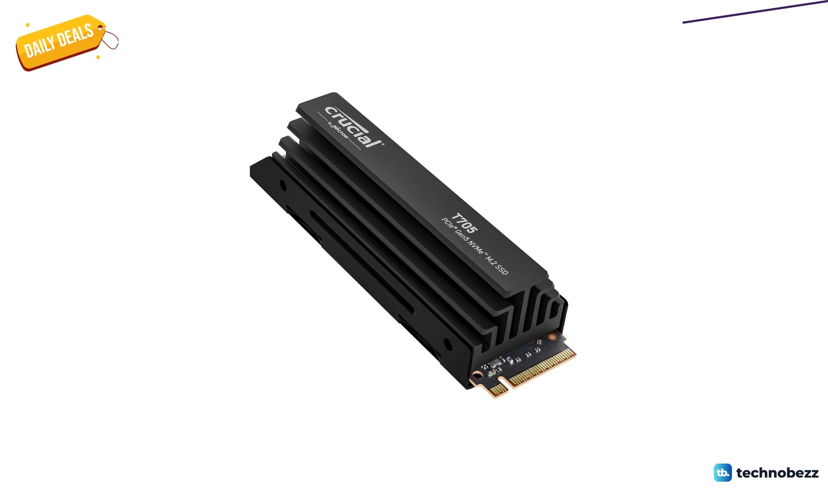Crucial T705 PCIe Gen5 NVMe SSD drops to $385 on Amazon