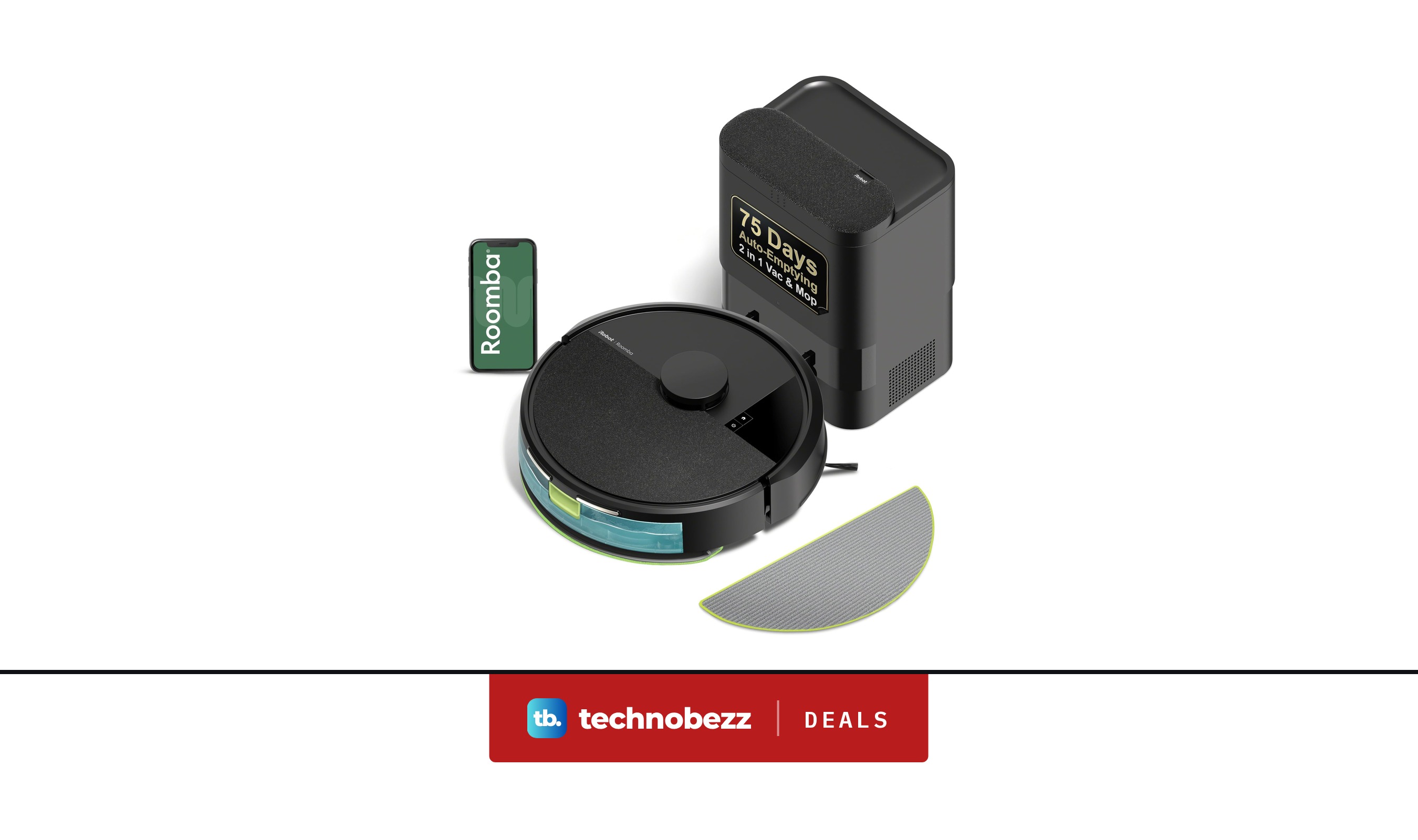 iRobot Roomba 104 2in1 Vacuum & Mop drops to $199.99