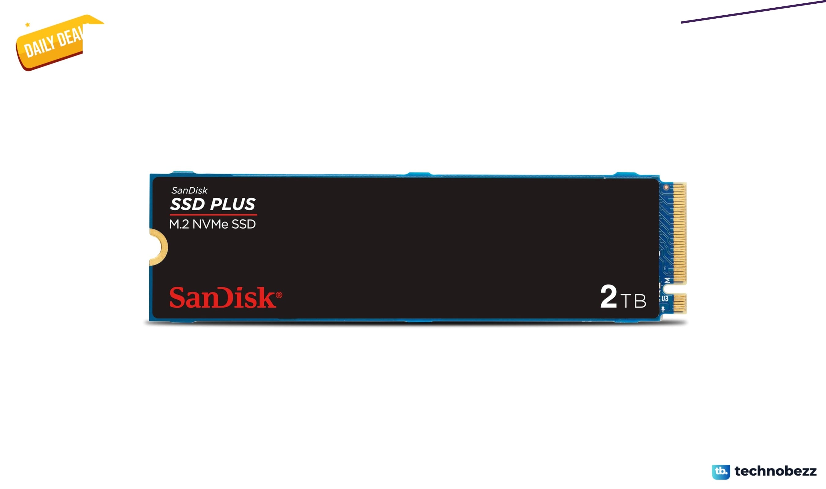Sandisk SSD Plus 2TB NVMe Drive Drops to $299 From $609.99