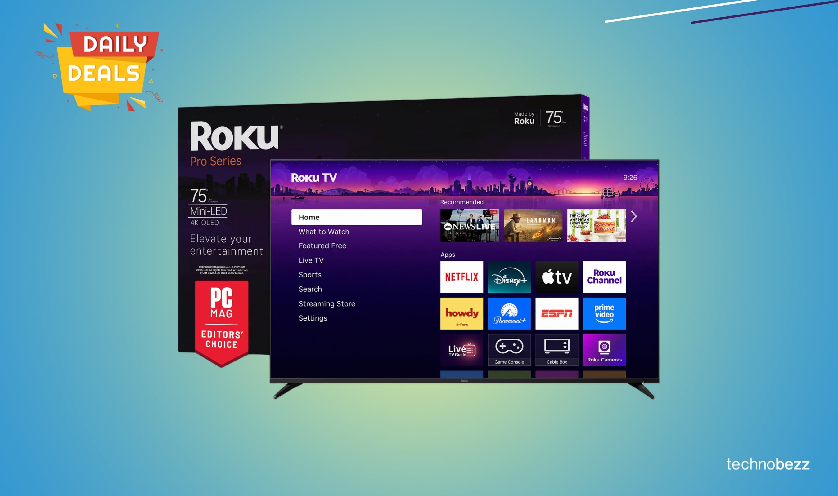 Roku Pro Series 75-inch Mini-LED Smart TV drops to $1199.99