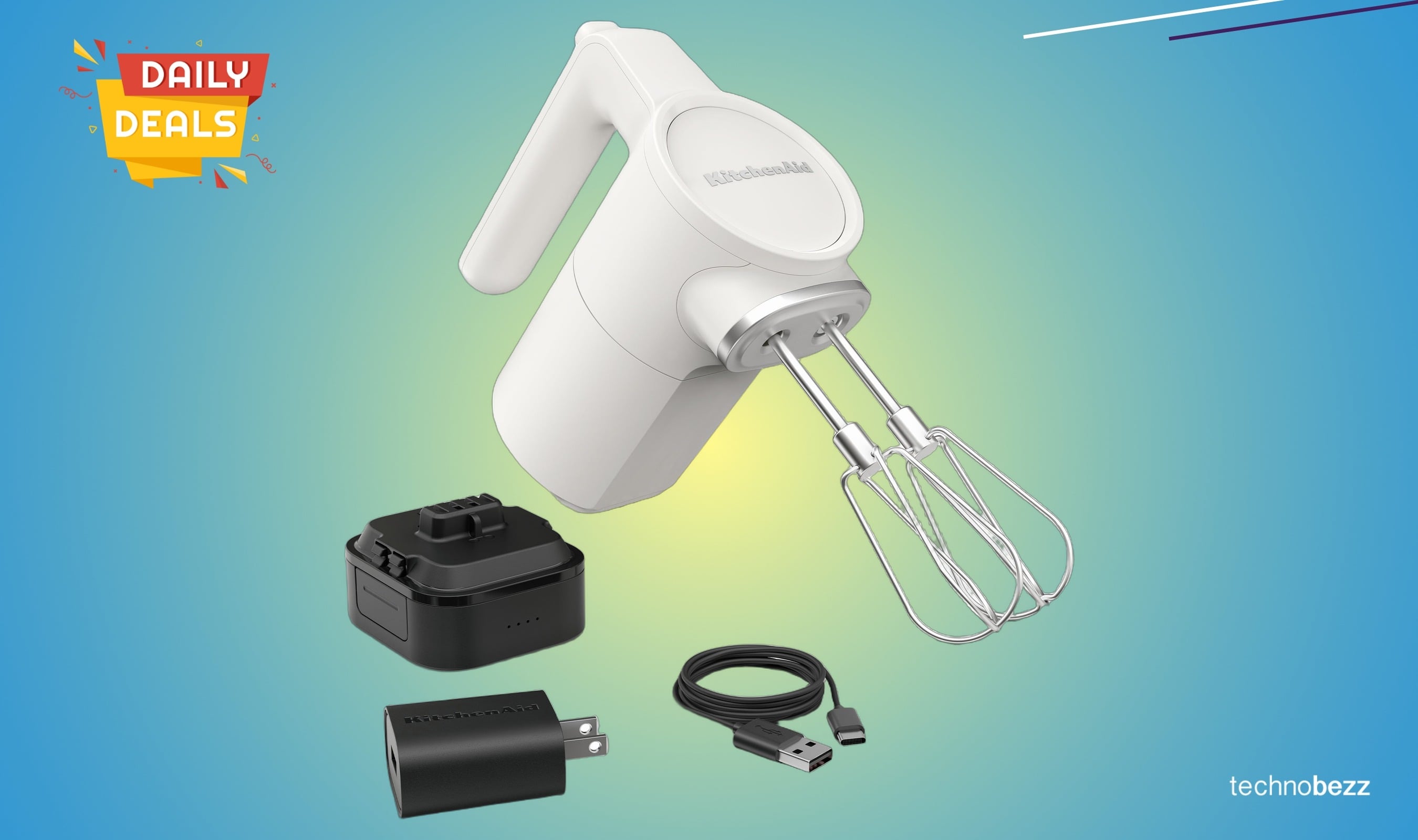 KitchenAid Go Cordless Hand Mixer drops to $99.99 on Amazon