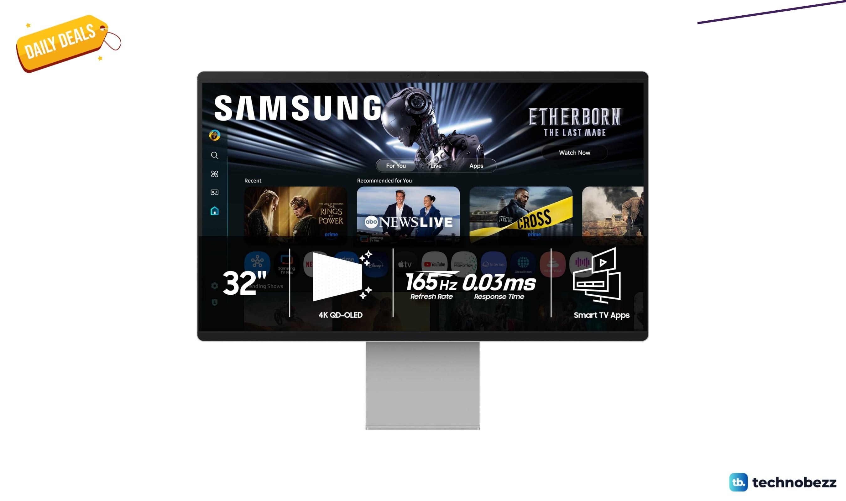 Samsung 32" OLED M9 Smart Monitor drops to $1199.99 at Amazon