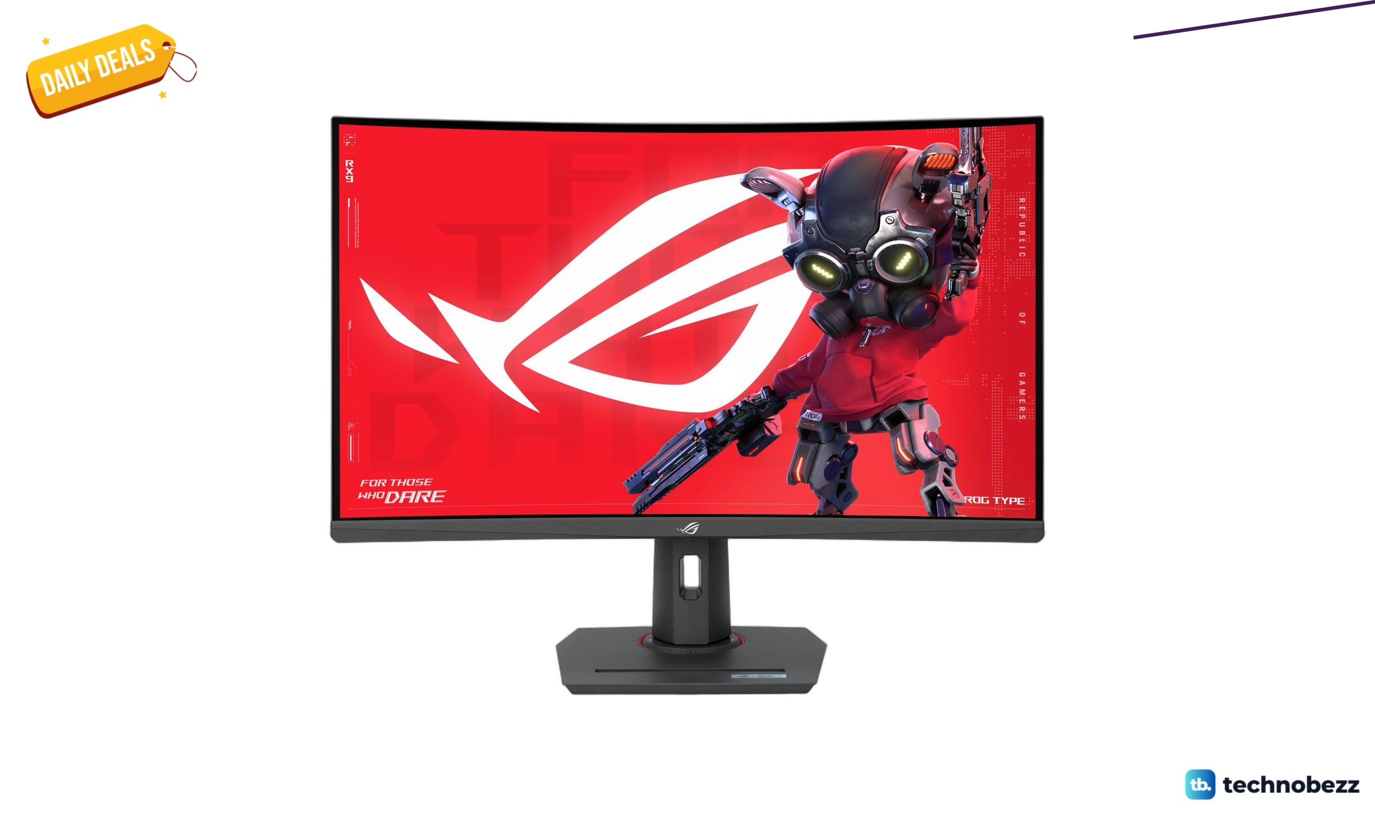 ASUS ROG Strix 32 Inch 1440P USB-C Curved Monitor Falls to $299