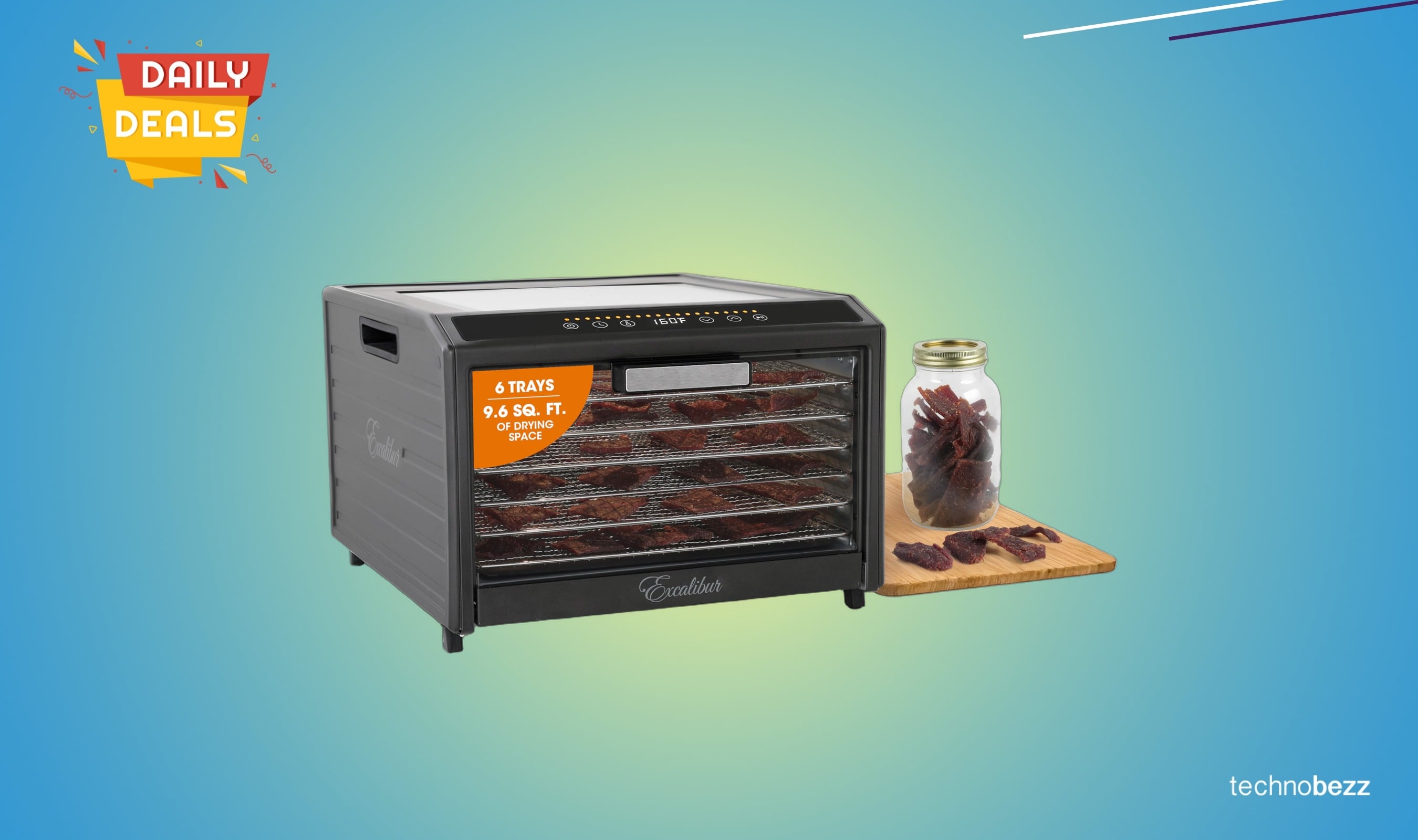 Excalibur Electric Food Dehydrator Performance 6-Tray drops to $245.65