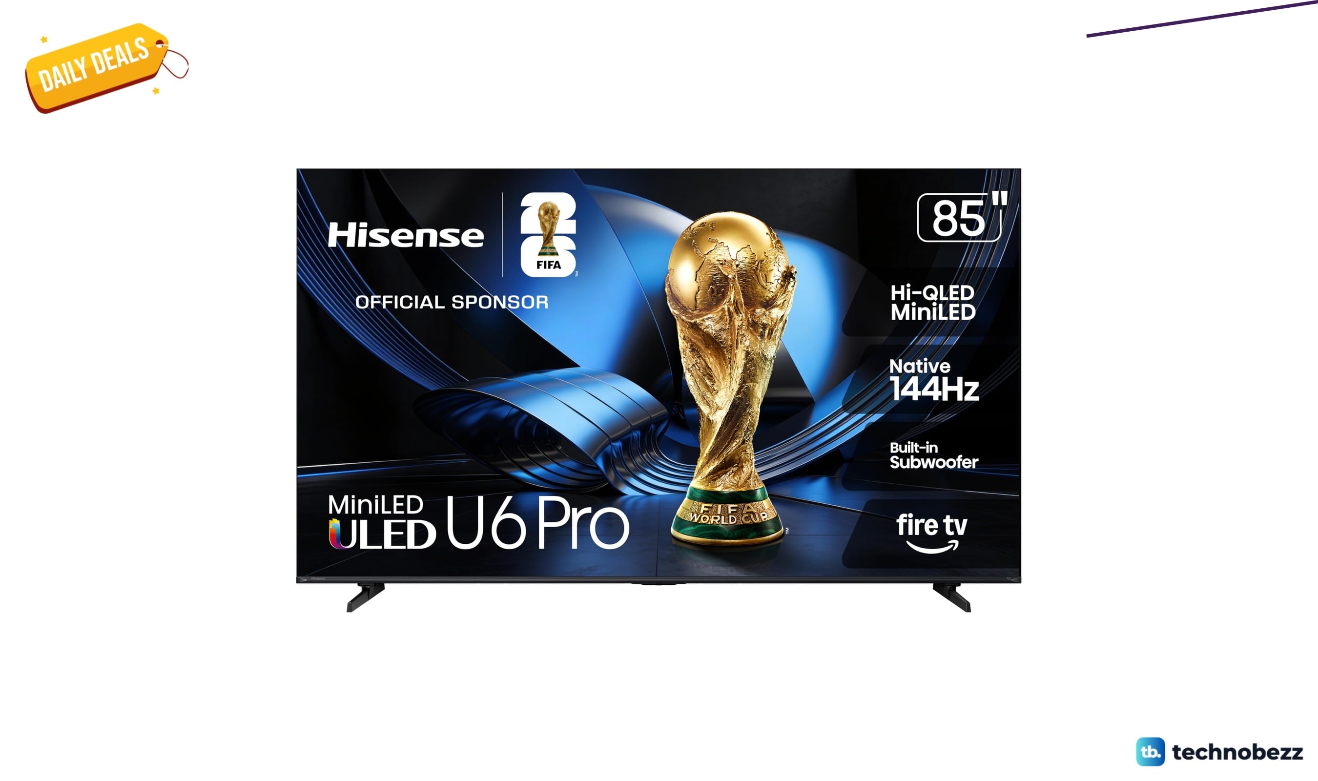 Hisense 85" U6 Pro Mini-LED ULED 4K drops to $1099.99 on Amazon