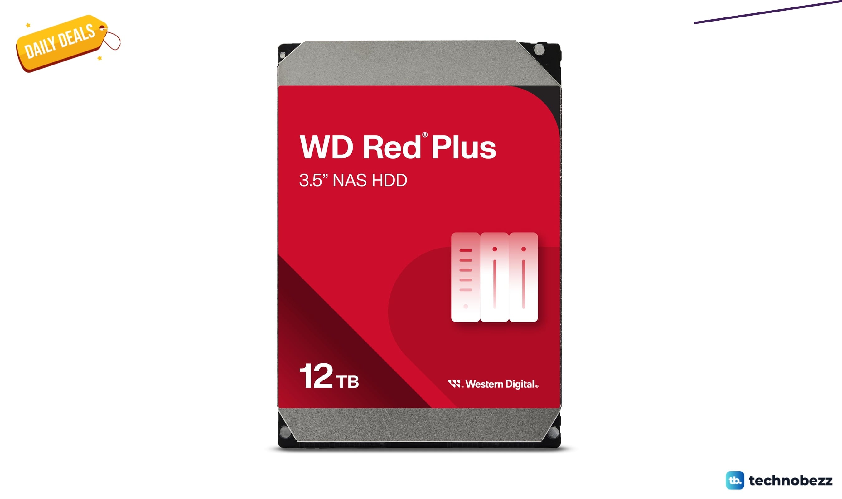 Western Digital WD Red Plus NAS Internal drops to $357.99 from $459.99