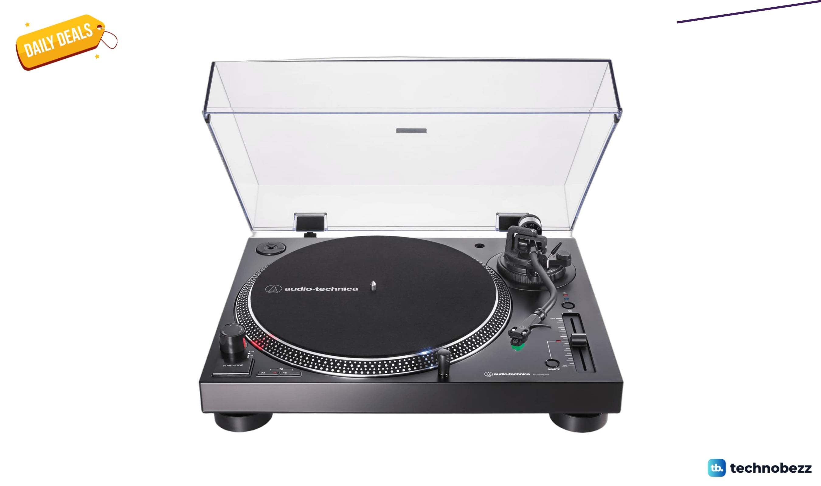 Audio-Technica AT-LP120XBT-USB-BK Wireless Direct-Drive Turntable drops to $399