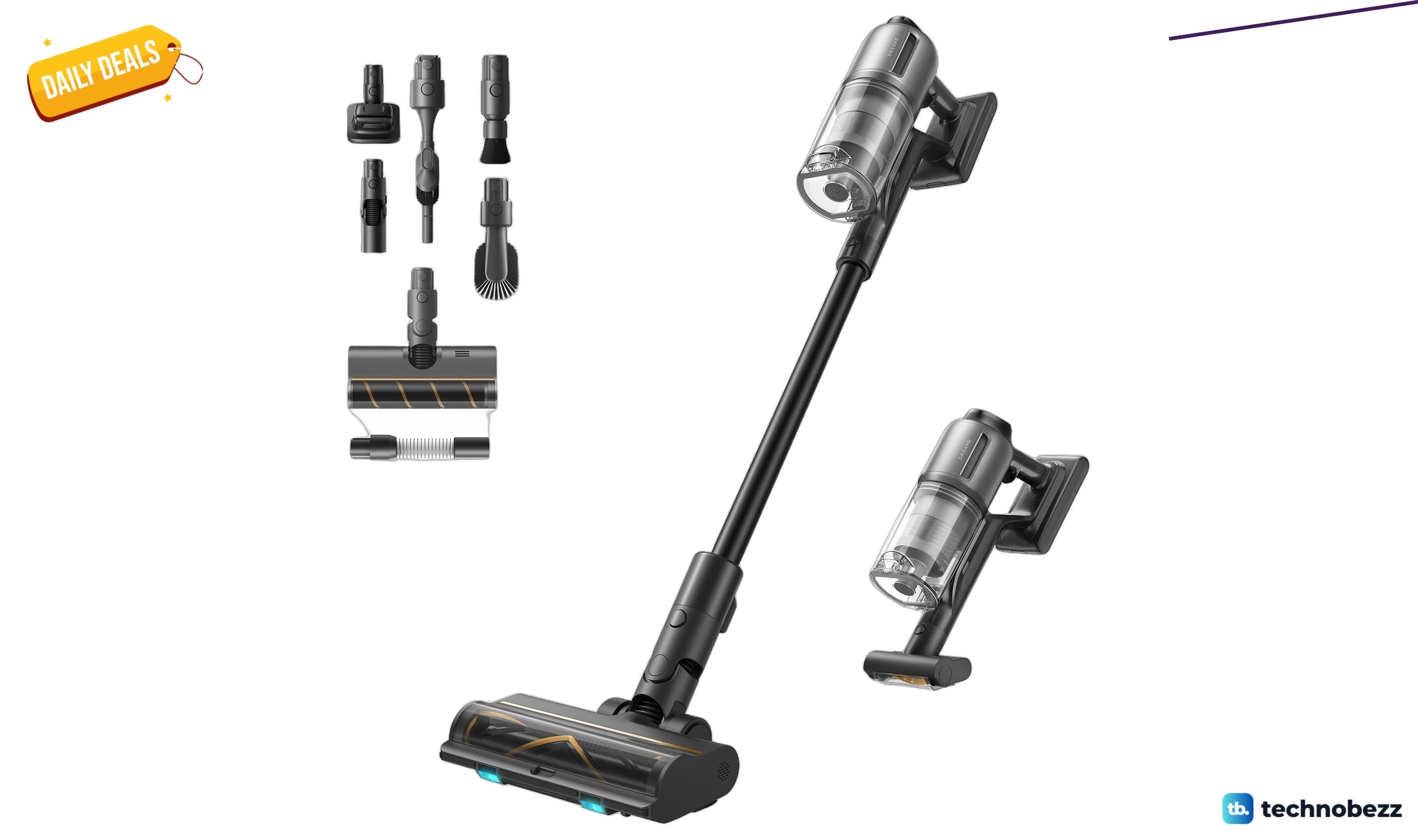 DREAME Z30 Cordless Vacuum Cleaner with 310AW Suction Falls to $239.99