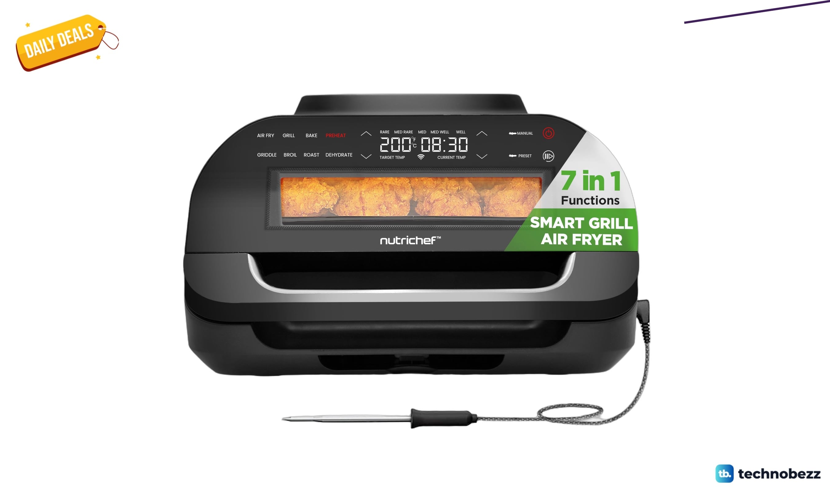 NutriChef Indoor Smokeless Smart Grill drops to $169.99 on Amazon