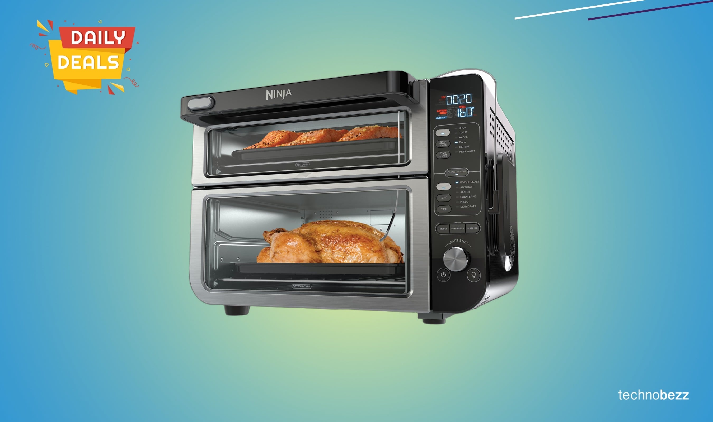 Ninja DCT451 12-in-1 Smart Double Oven drops to $279.99