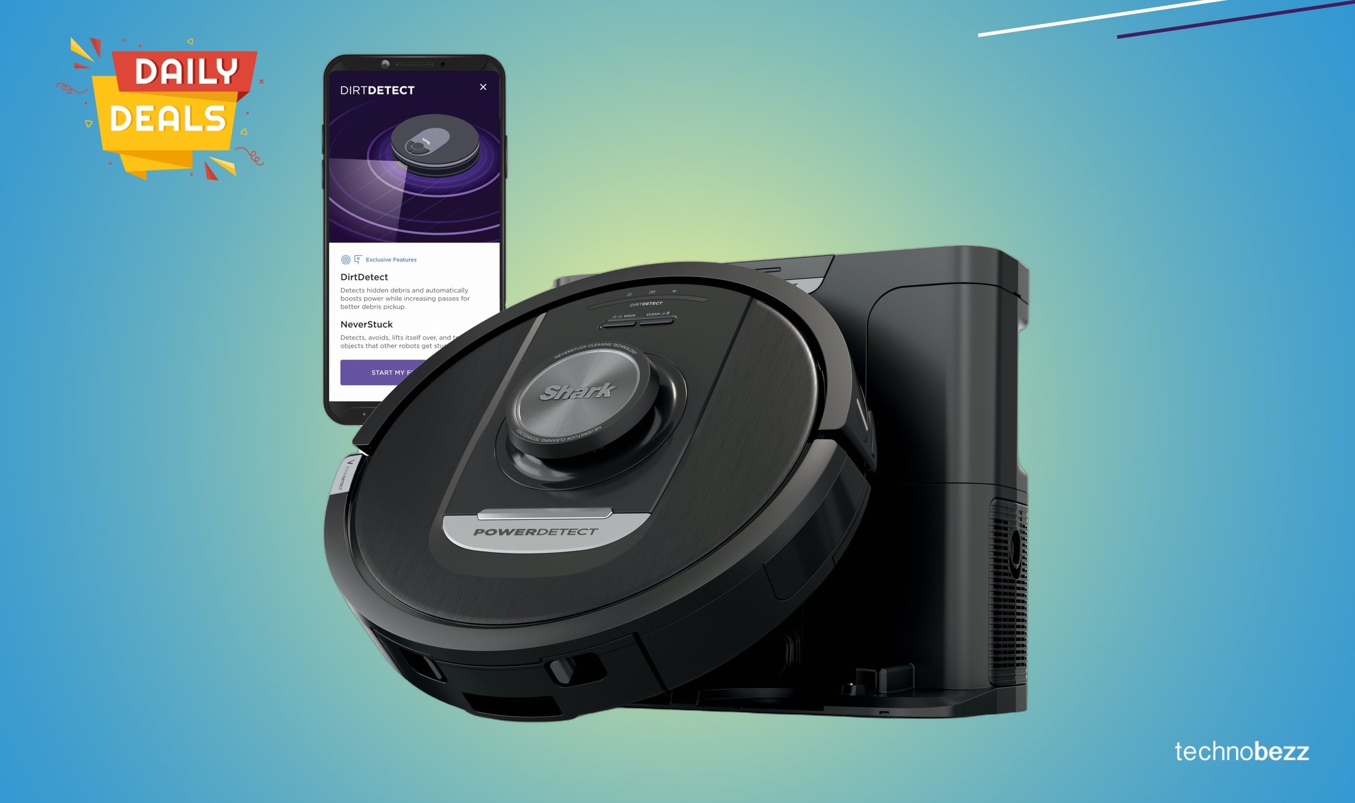 Shark PowerDetect Self-Empty Robot Vacuum drops to $329.99