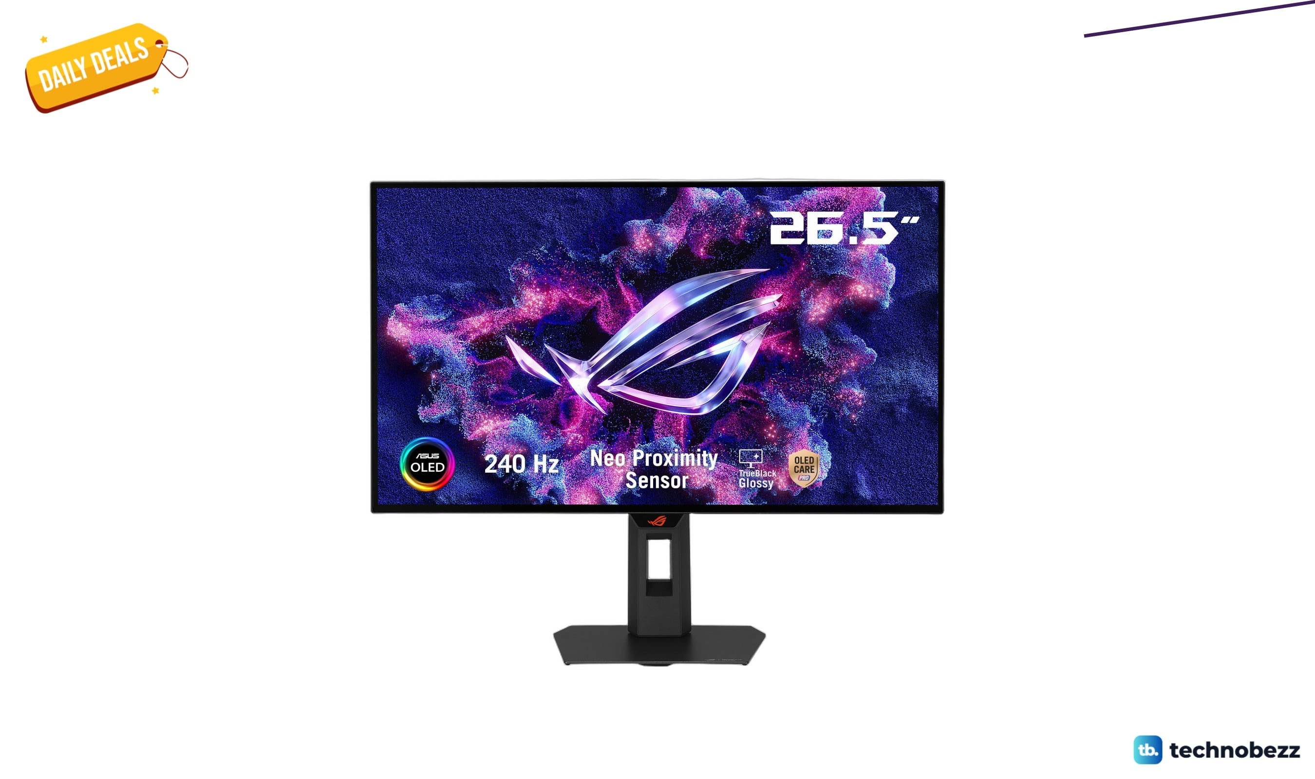 ASUS ROG Strix 27 inch OLED Gaming Monitor drops to $549 at Amazon