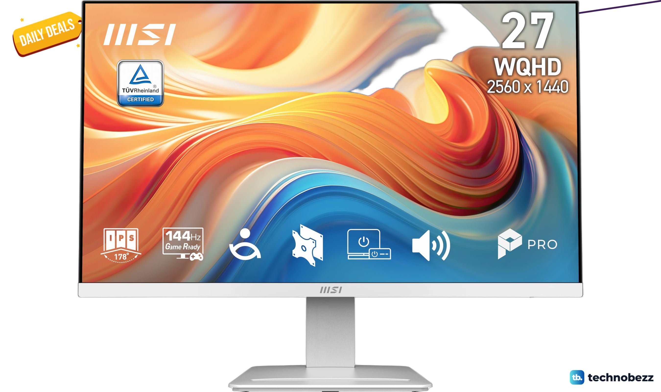 MSI PRO MP273QW E14 IPS 2560 x monitor drops to $149.99