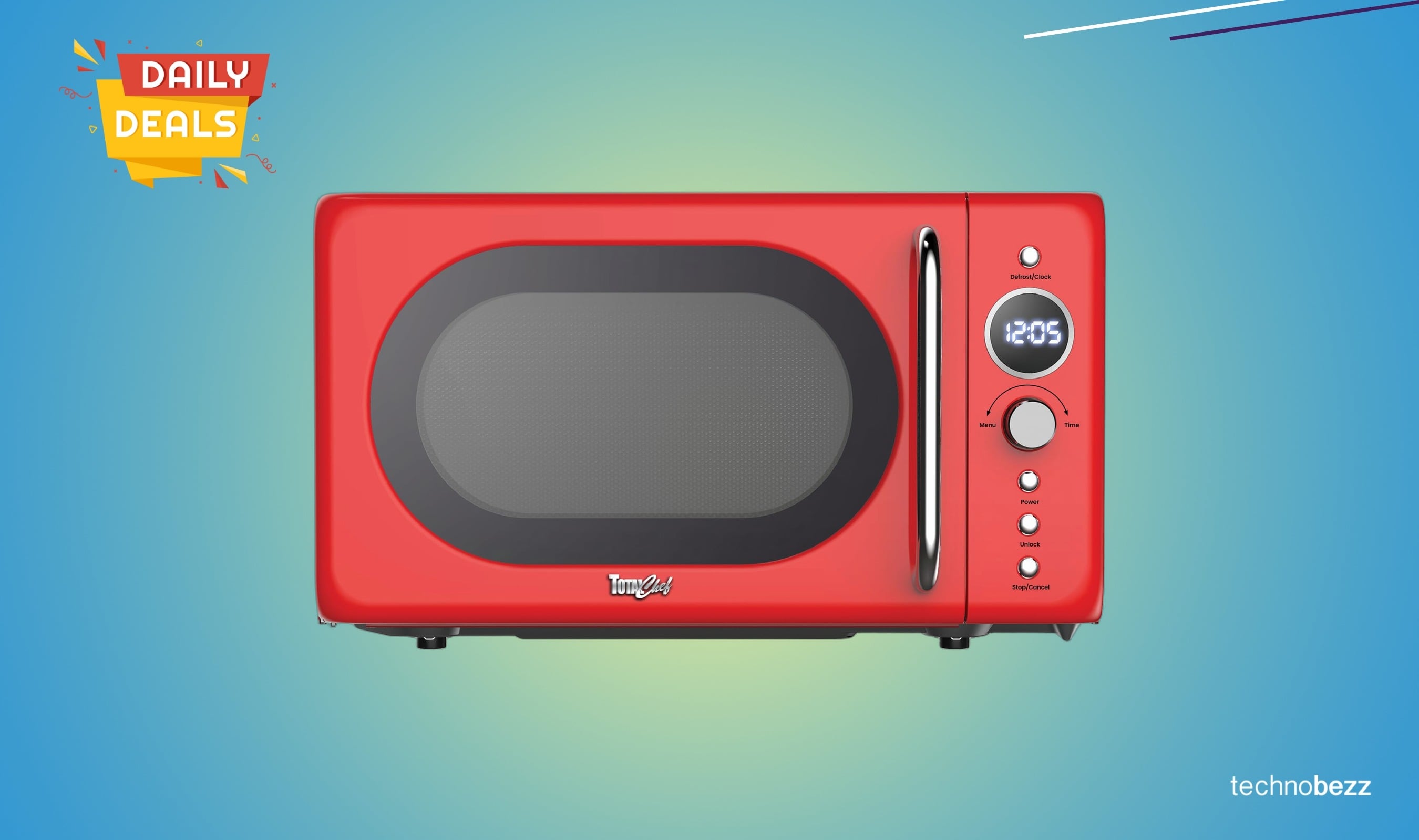 Total Chef Retro Microwave Oven drops to $149.99 on Amazon