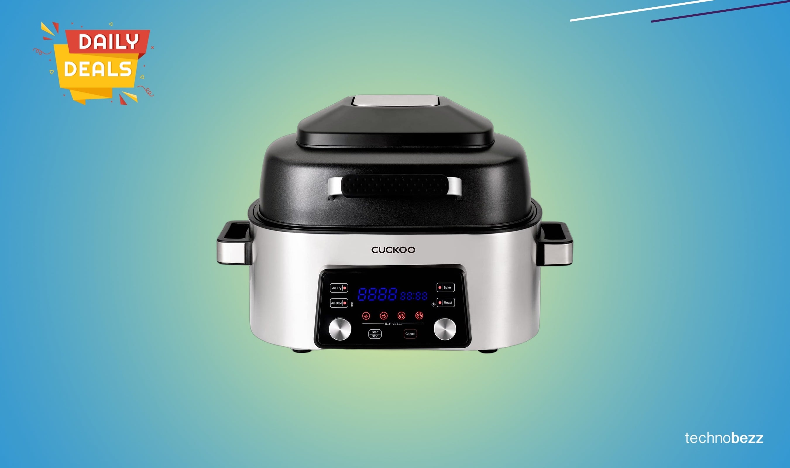 CUCKOO CAFG-A0601S Countertop Air Grill now available for $99.36