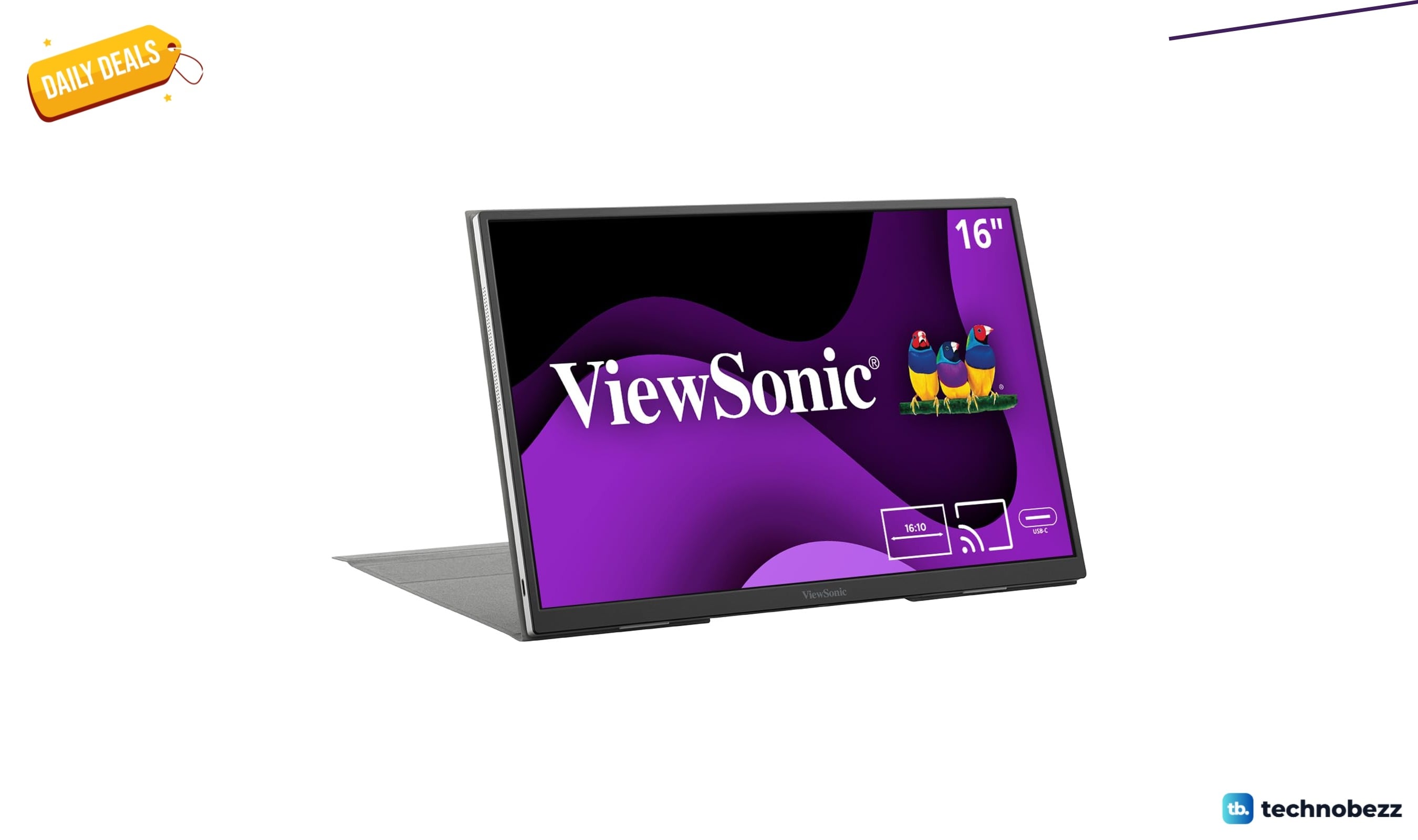 ViewSonic VG1656N 16 1200p Wireless Portable Monitor drops to $282.77