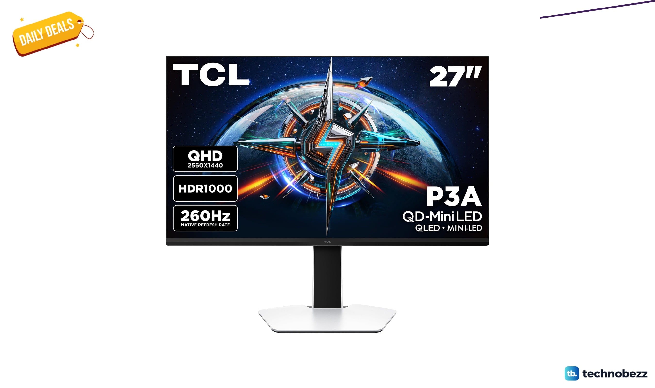 TCL 27” P3A QD-Mini LED gaming monitor drops to $494.31