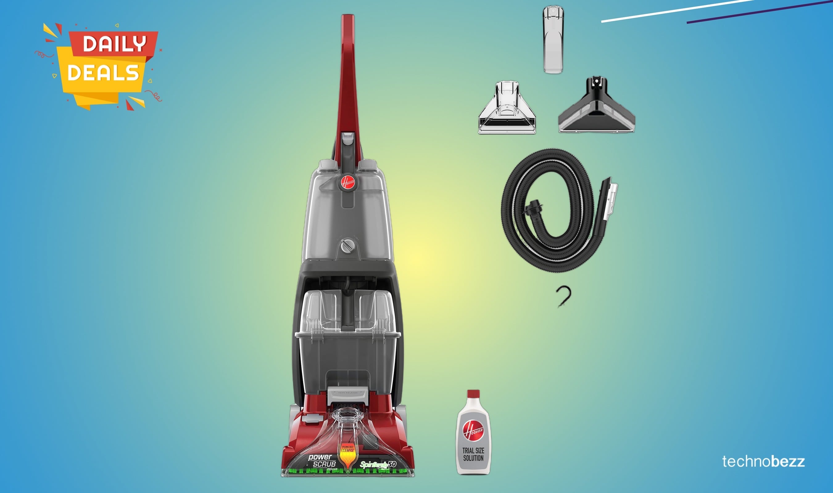 Hoover PowerScrub Deluxe Carpet Cleaner drops to $149.99