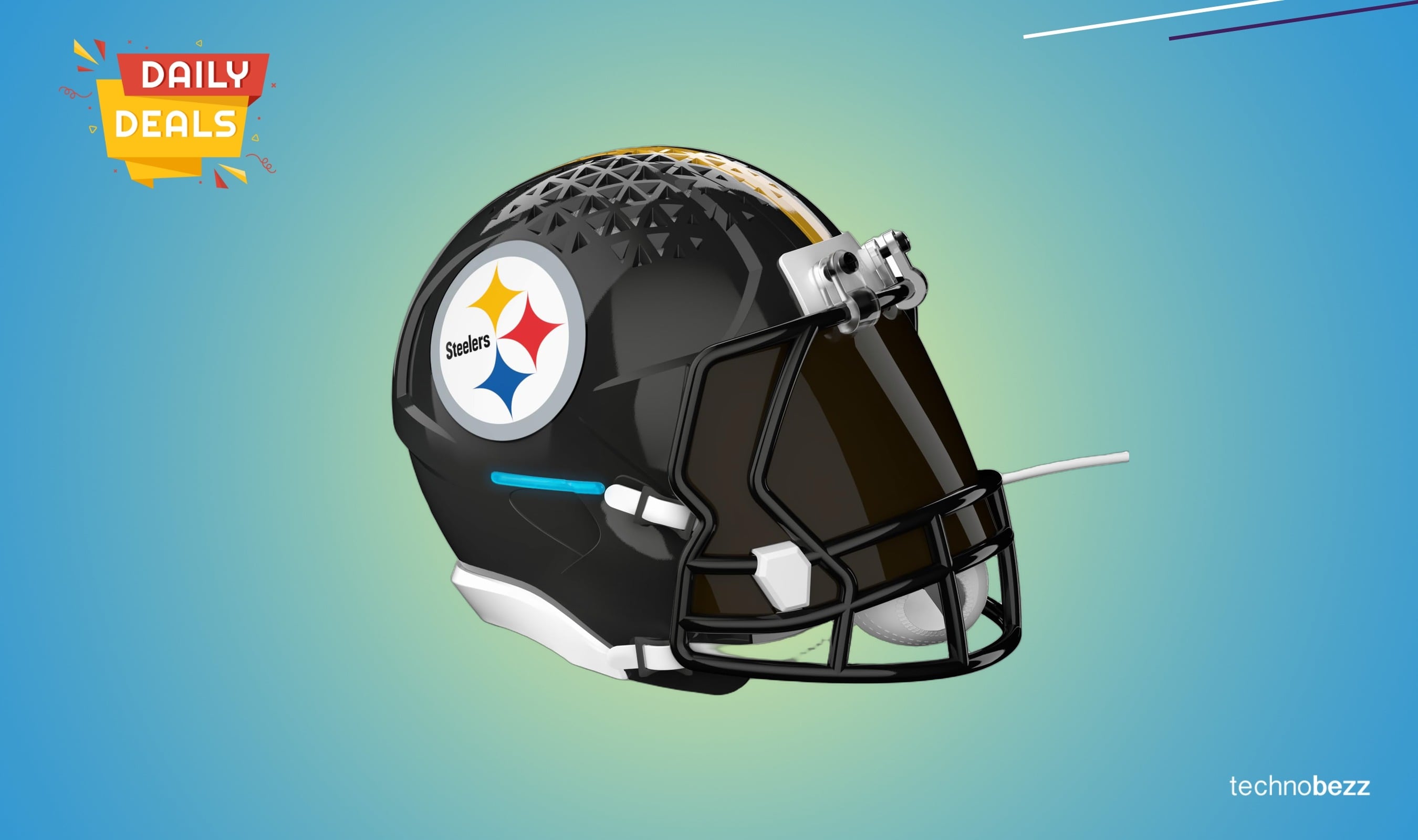 NFL Echo Dot Bundle with Steelers Helmet Stand Drops to $87.99