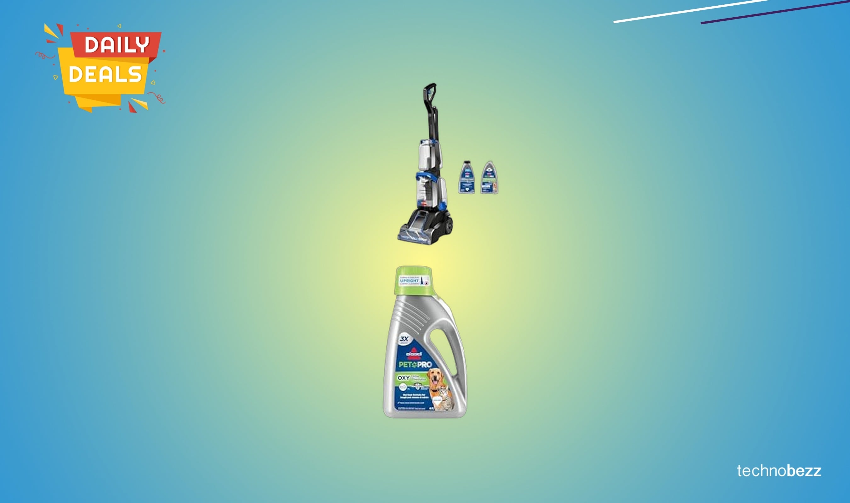 BISSELL TurboClean + Pet Pro Oxy Urine drops to $122.98