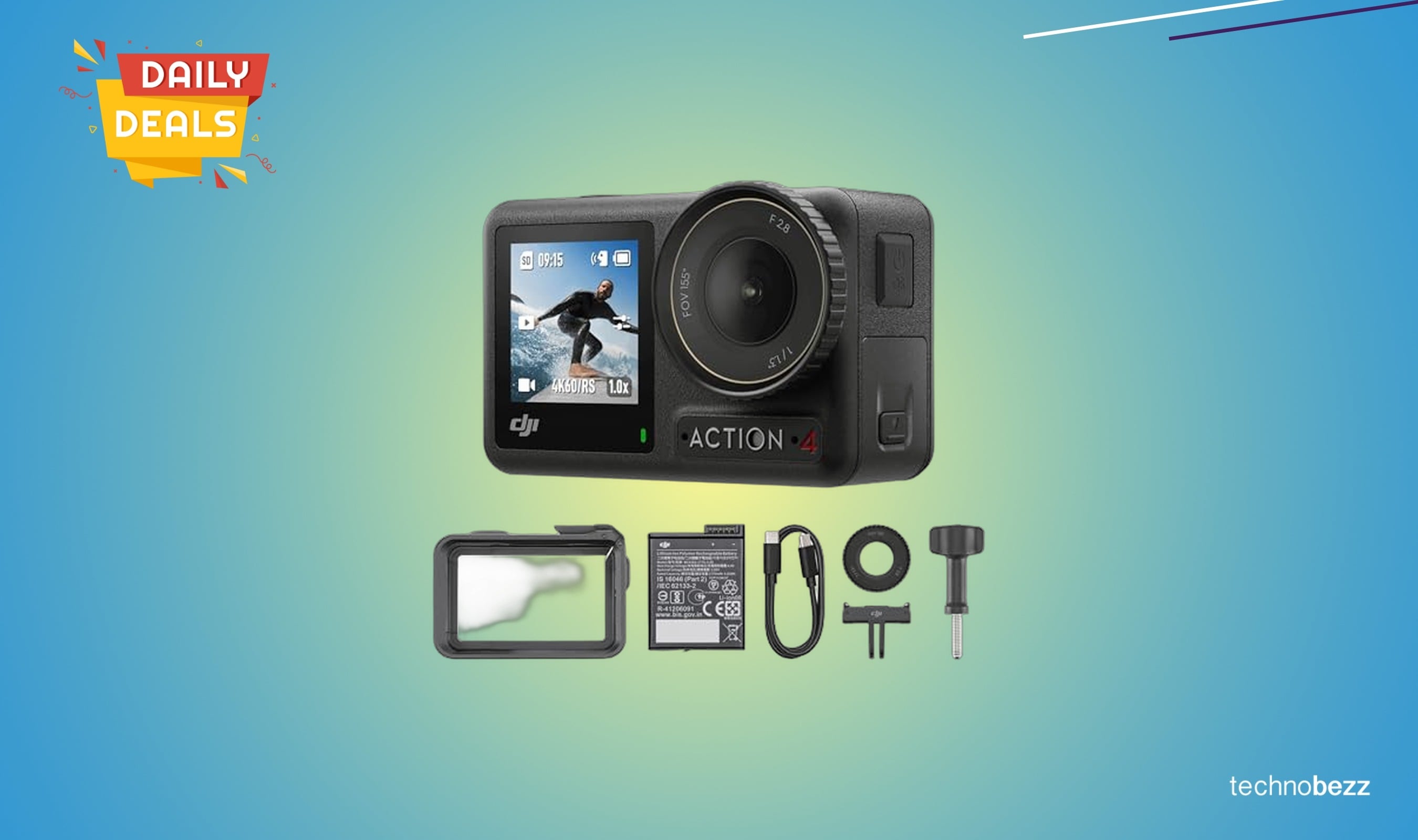 DJI Osmo Action 4 Essential Combo drops to $229 on Amazon