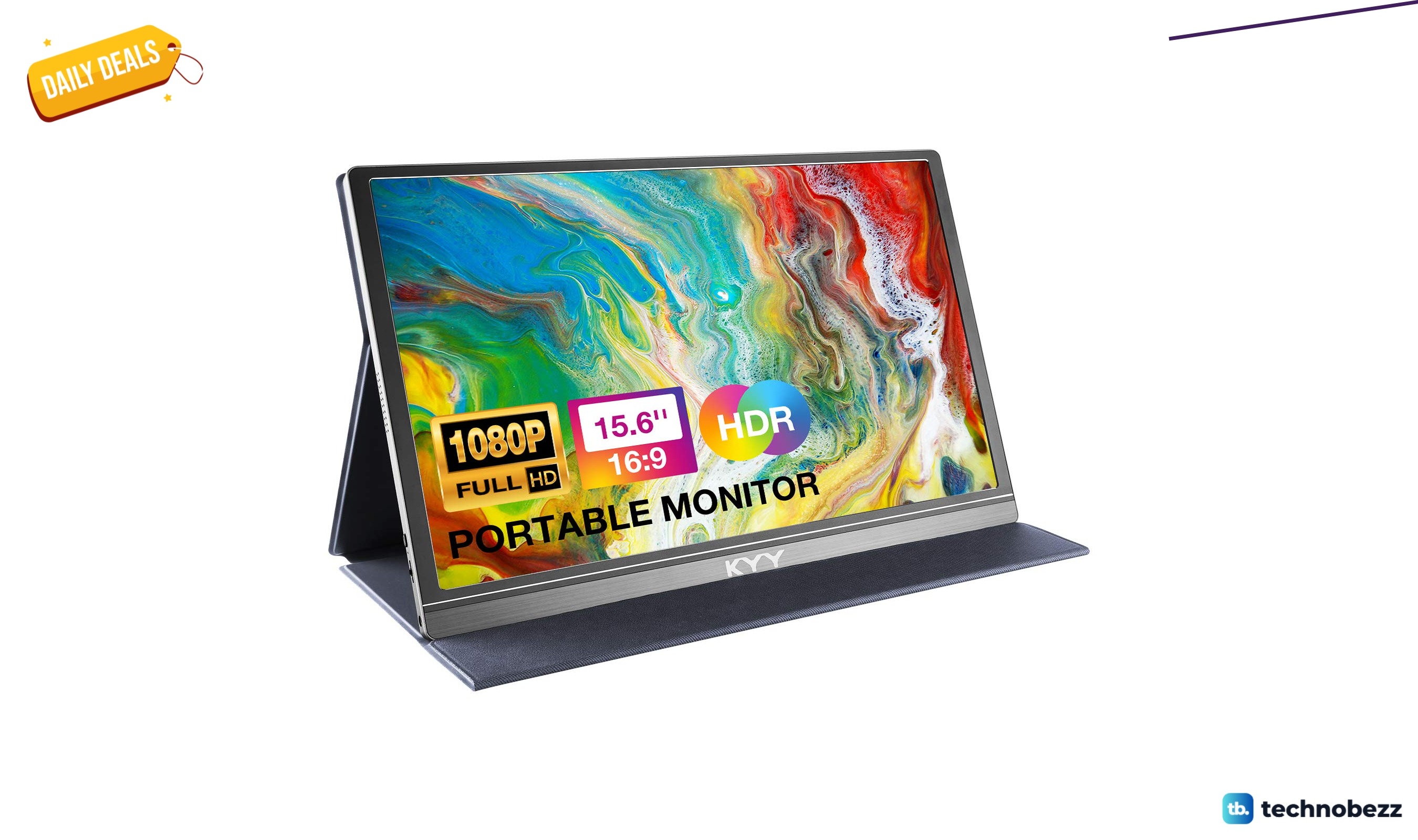KYY Portable Monitor 1080P Computer Monitor Screen hits new low at $55.99