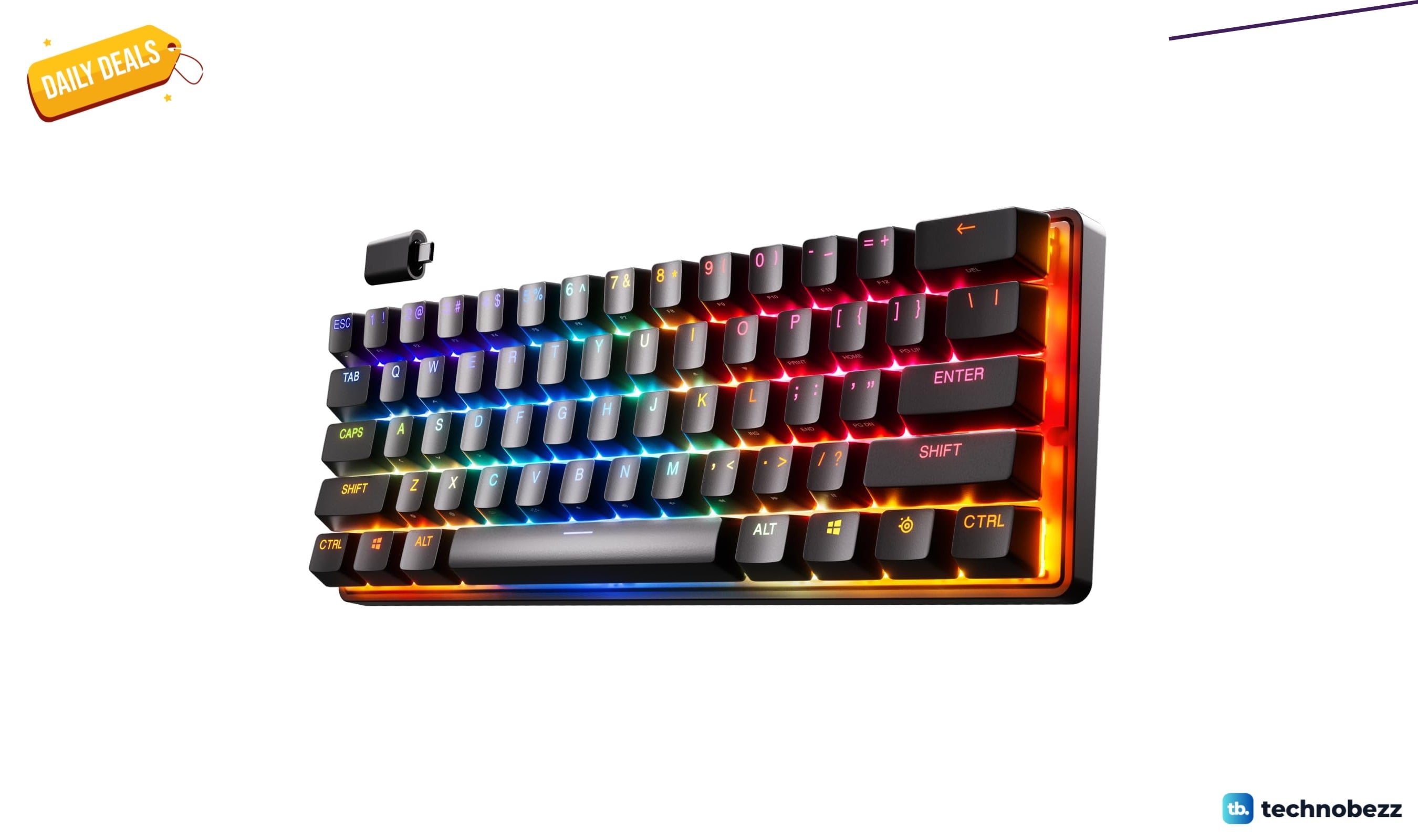 SteelSeries Apex Pro Mini Wireless Keyboard marked down to $119.99 for Prime Big Deal Days