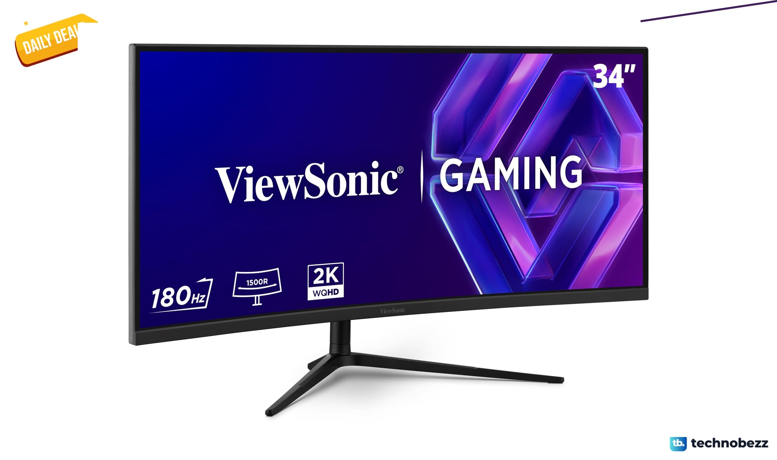 ViewSonic VX3418C-2K 34 1440p Ultrawide Curved Gaming drops to $249.99