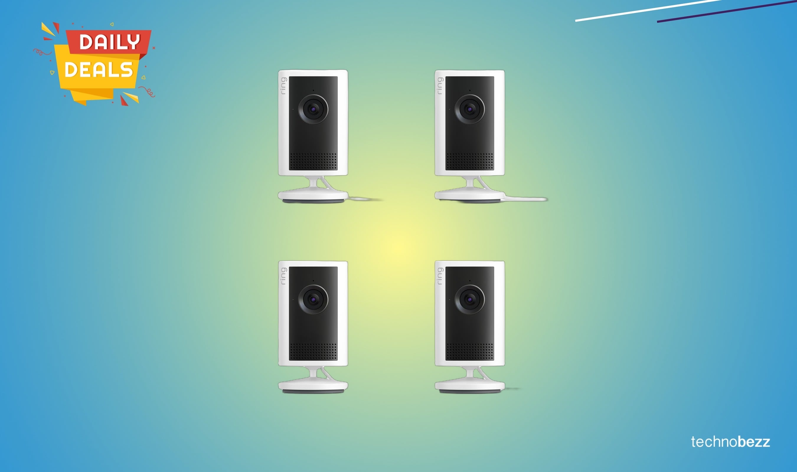 Ring Indoor Cam Plus four-pack bundle drops to $139.96 on Amazon