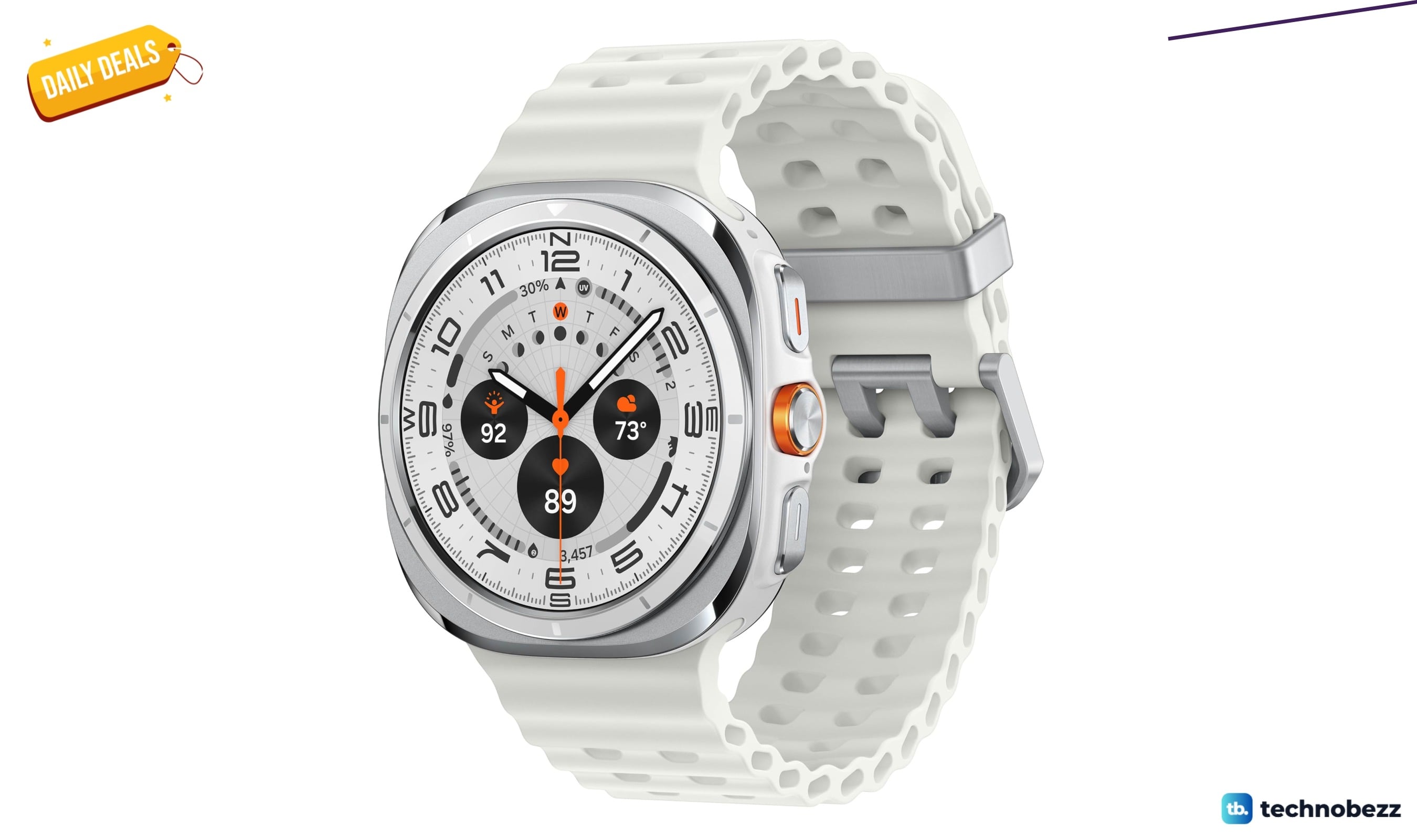 Samsung Galaxy Watch Ultra in Titanium White drops to $525 on Amazon