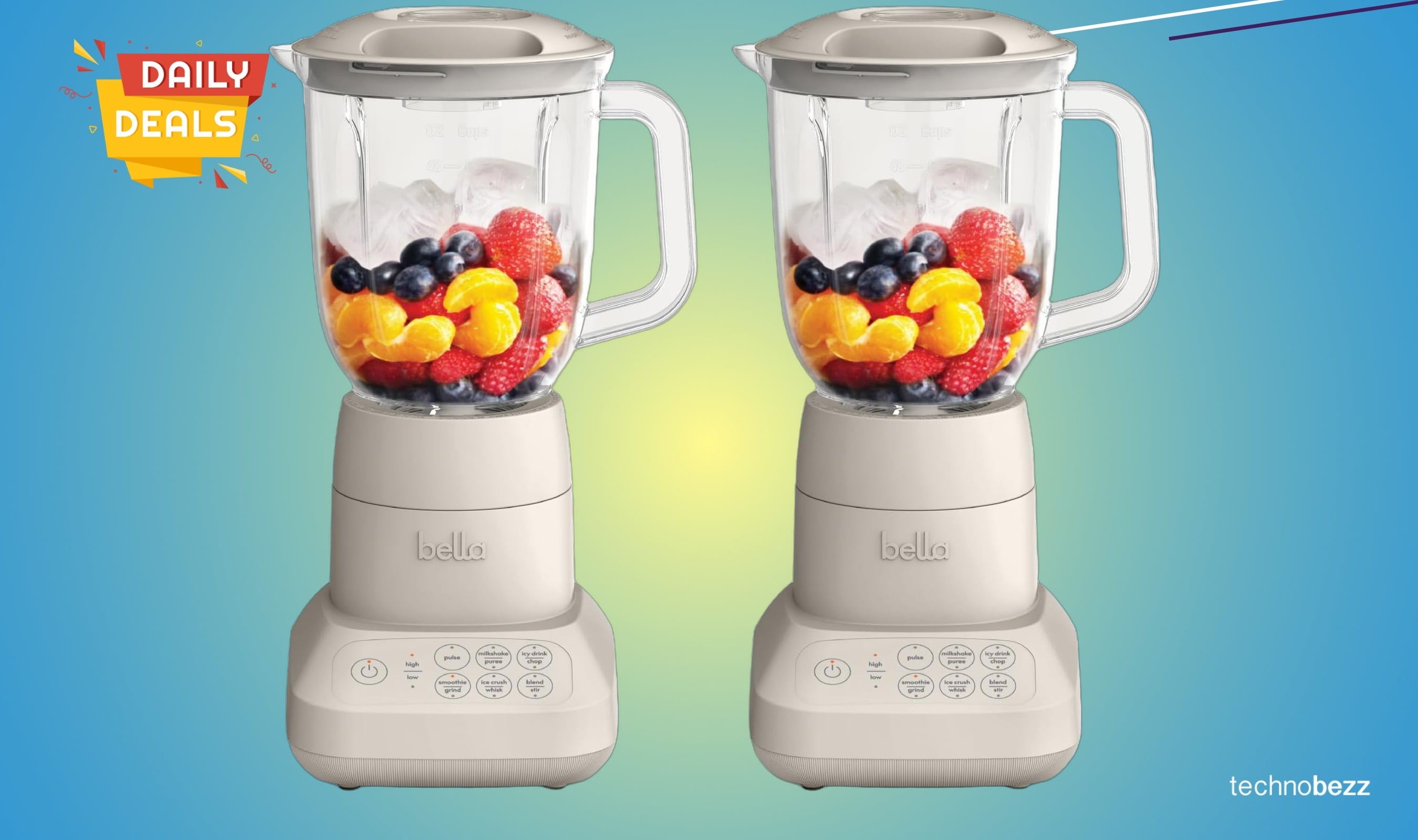 Bella 10 Speed Blender with Fits-anywhere Design Drops to $59.98