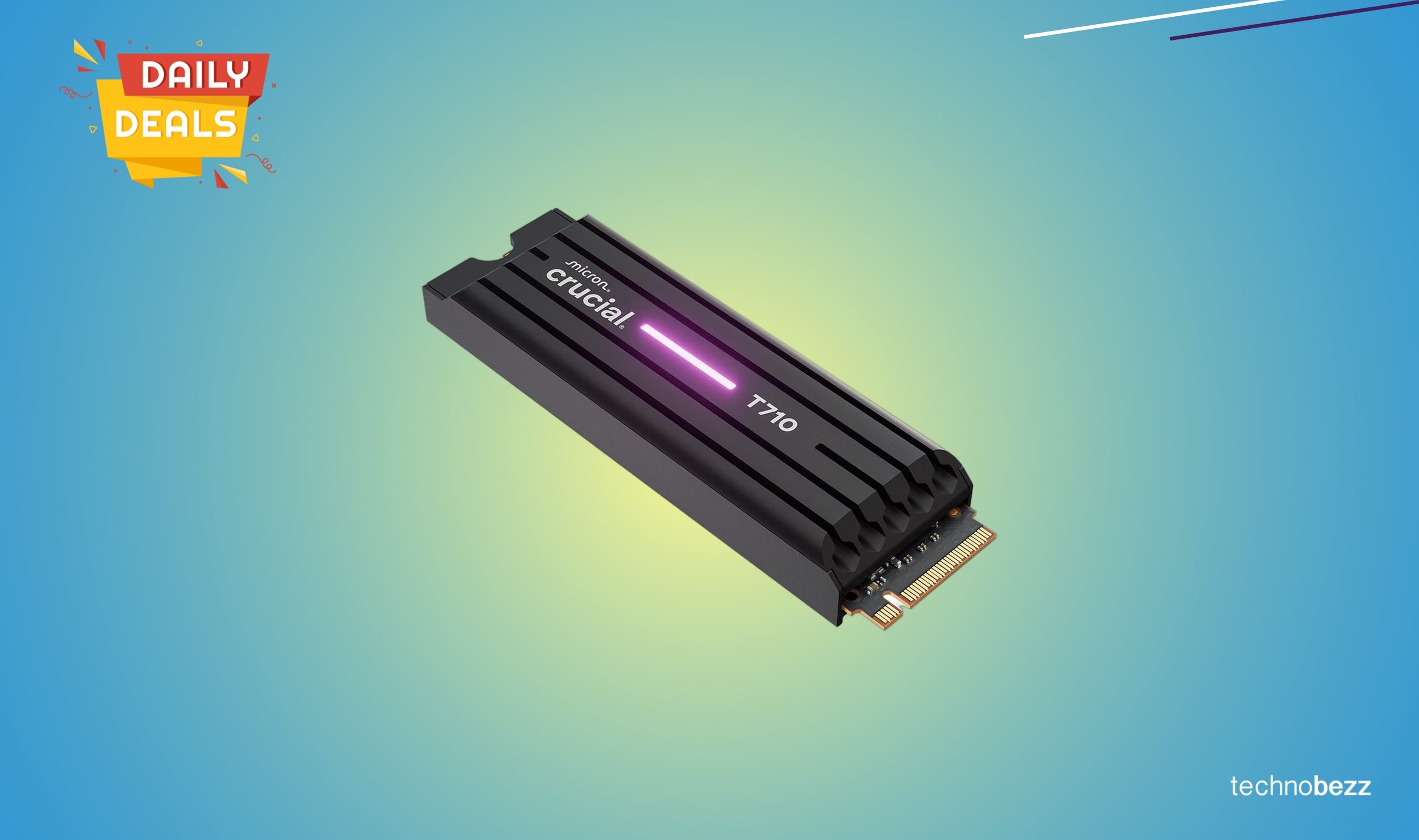 Crucial T710 PCIe Gen5 NVMe SSD drops to $221.57