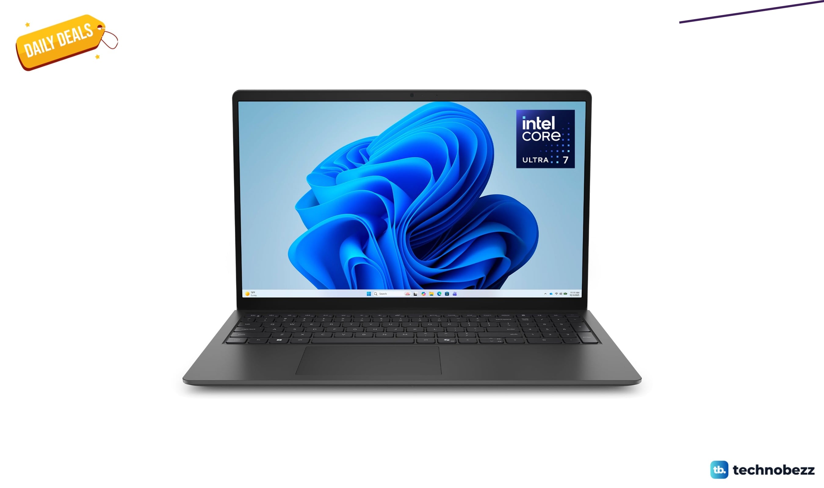 Dell 15.6 Laptop with Intel Core Ultra drops to $799.99 from $1144.99