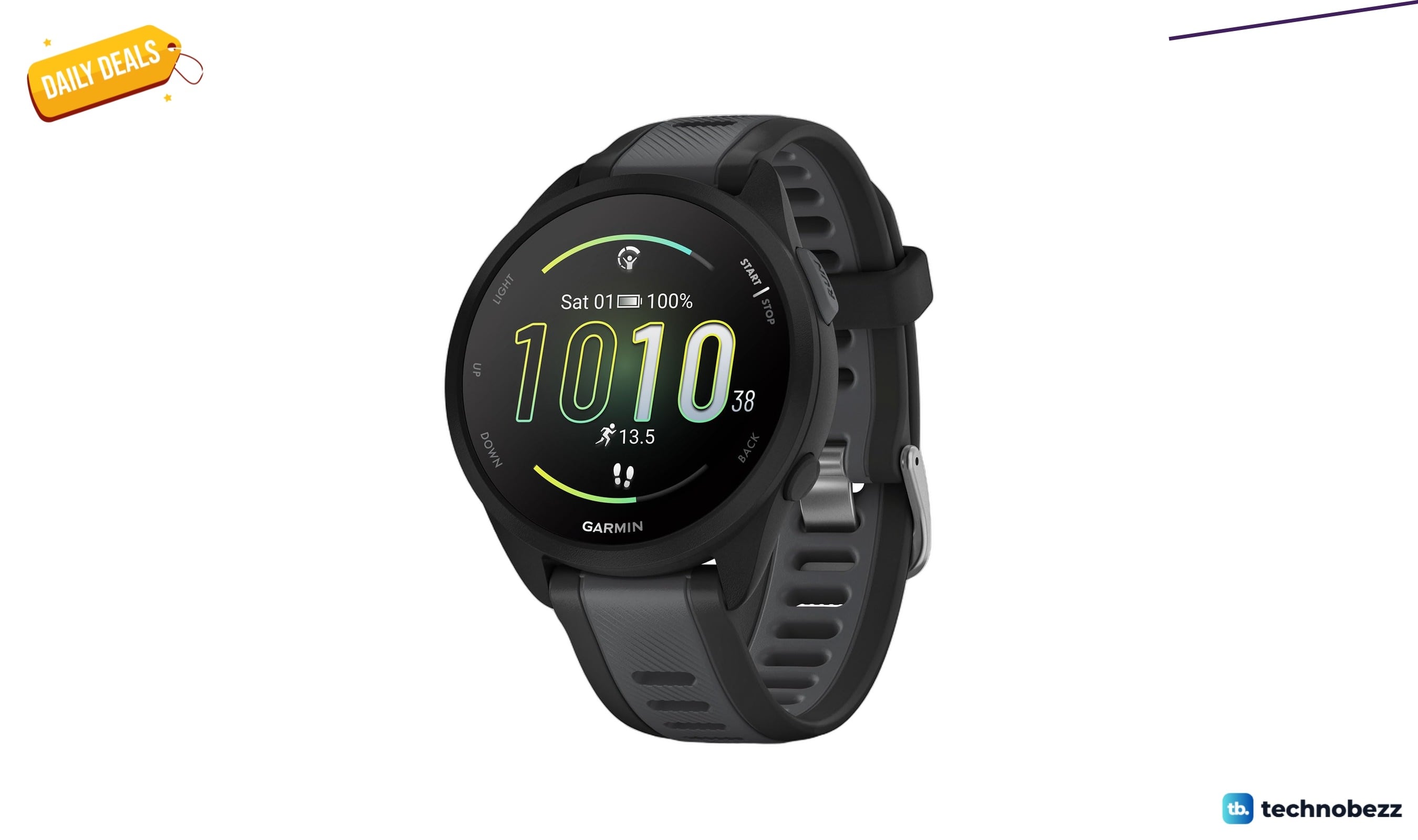 Garmin Forerunner 165, Running Smartwatch, Colorful AMOLED discounted to $199