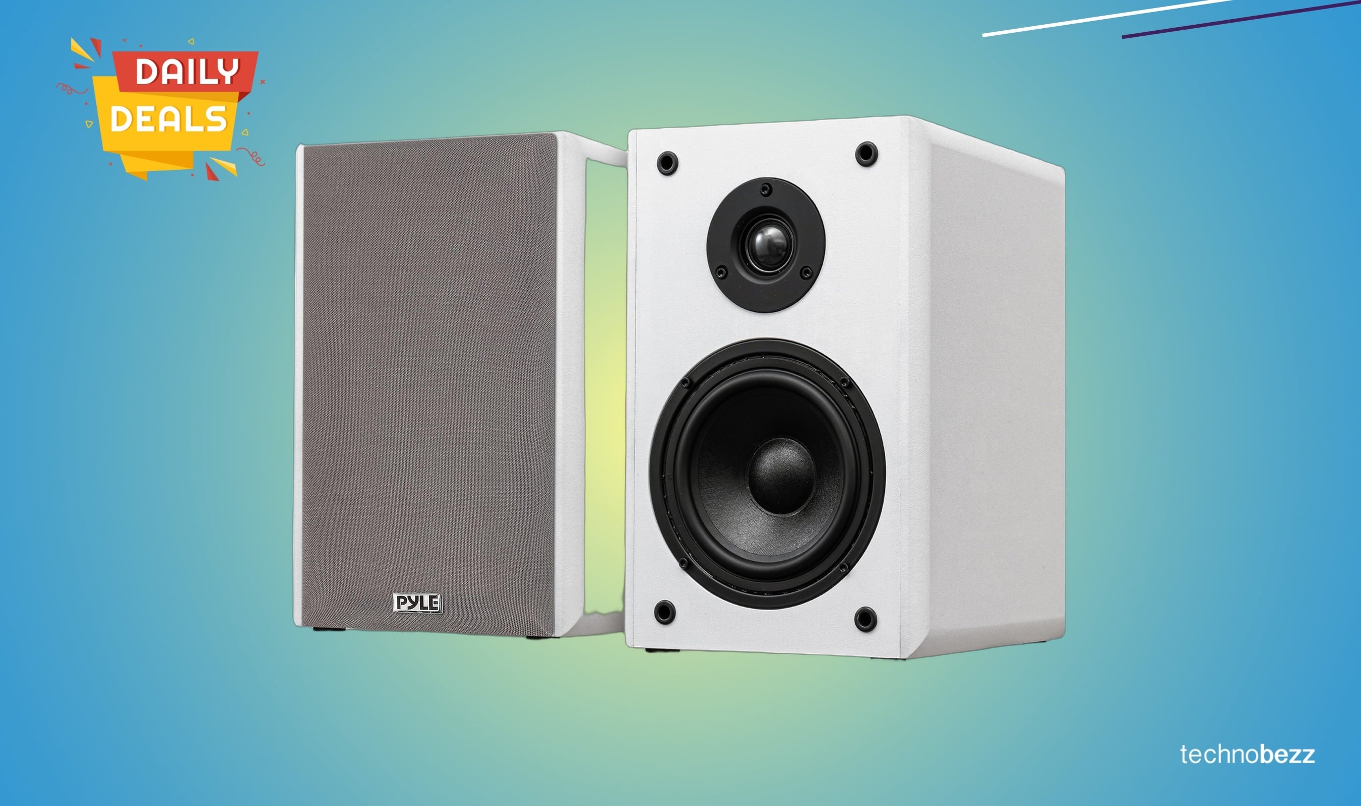 Pyle bookshelf speakers now available for $99.99 after discount